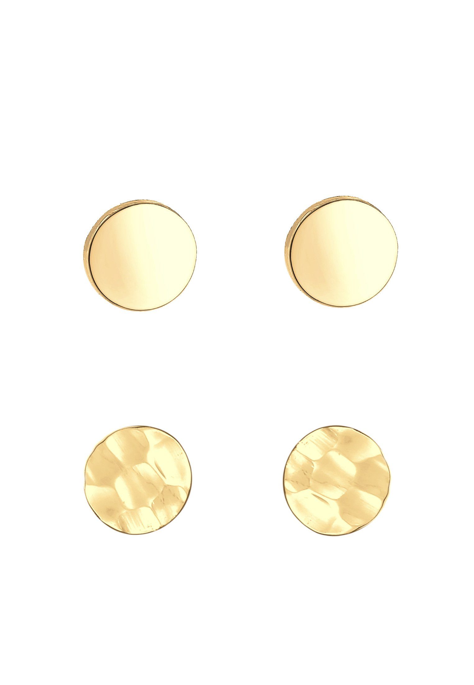 Elli Ohrring-Set Set Geo Ohrstecker Gehämmert günstig online kaufen
