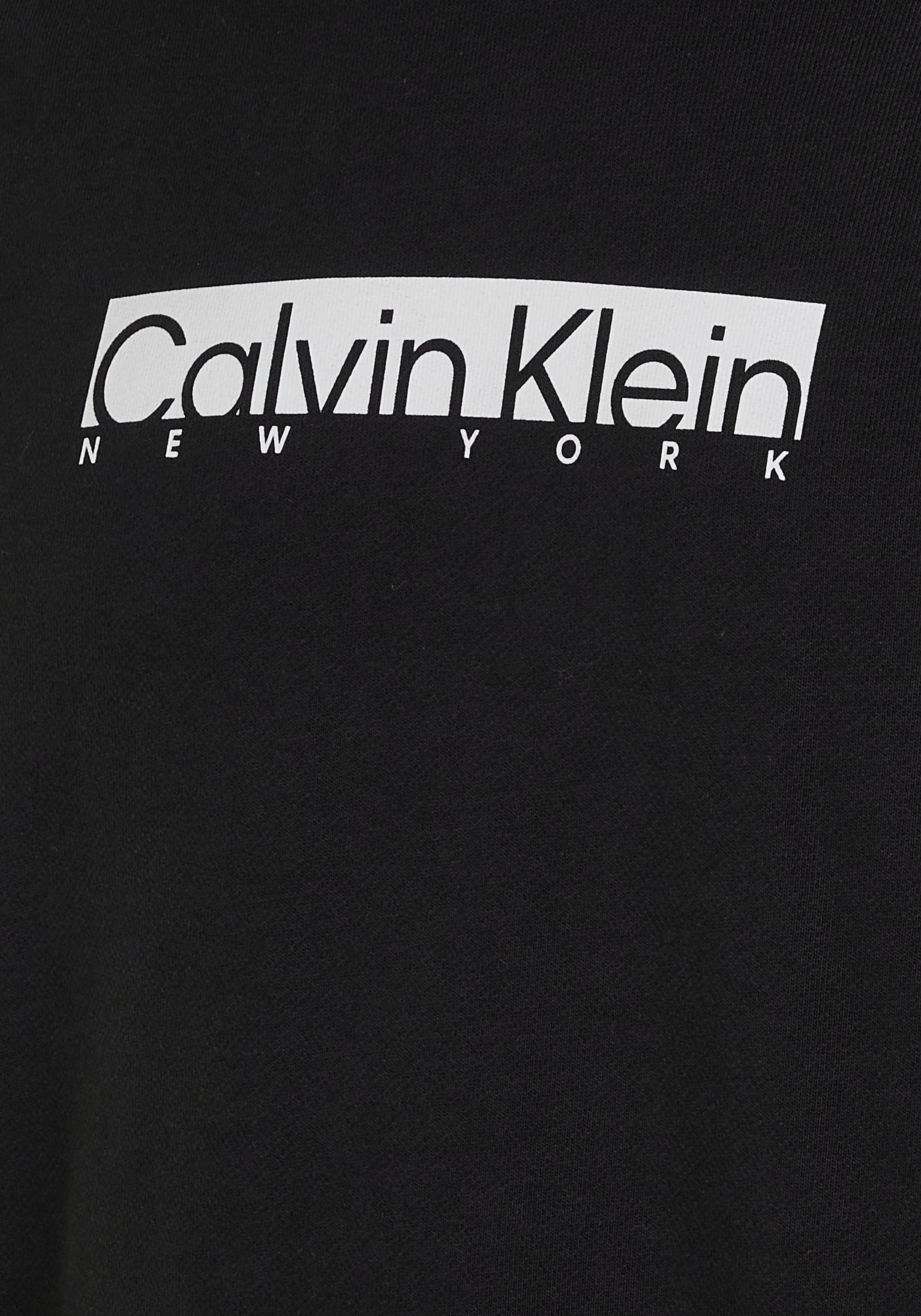 Kapuzensweatshirt mit CK Calvin New Print Klein York schwarz