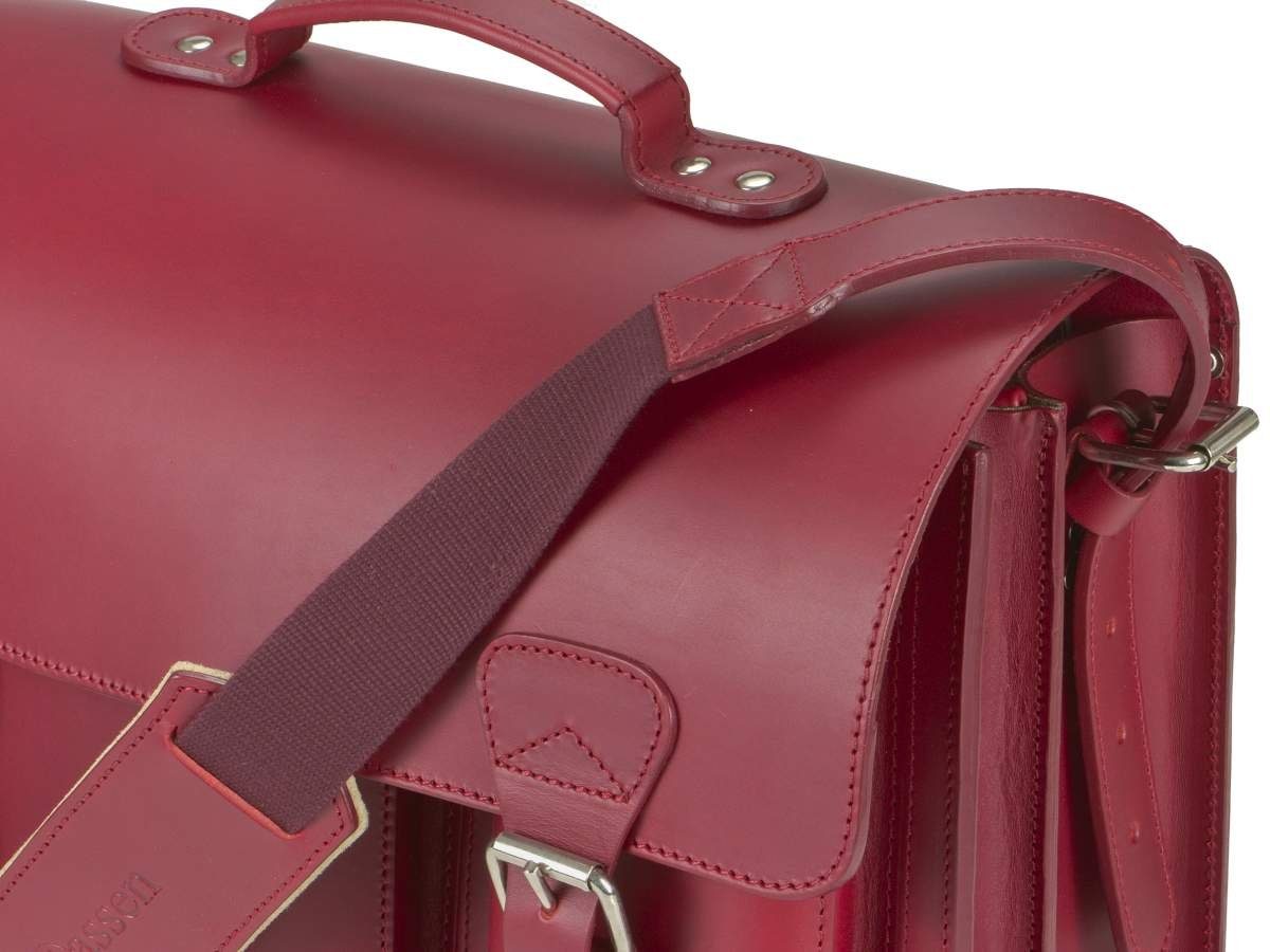 Ruitertassen Aktentasche Lehrertasche Damen Herren Leder 40x30cm 2 Fächer Business Schule, 40 cm Lehrertasche mit 2 Fächern, Notebookfach, rustikales Leder