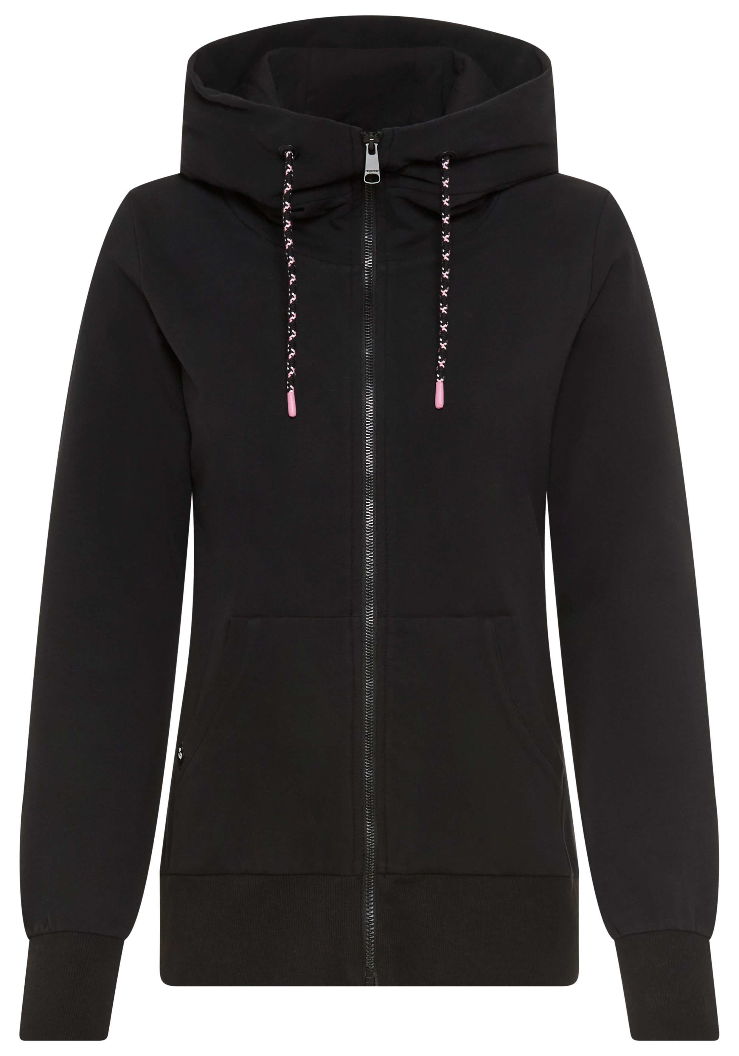 Ragwear Kapuzensweatjacke NESKIA ZIP B O mit hochgeschnittener Kapuze mit Kordel – Bild 4 von 5