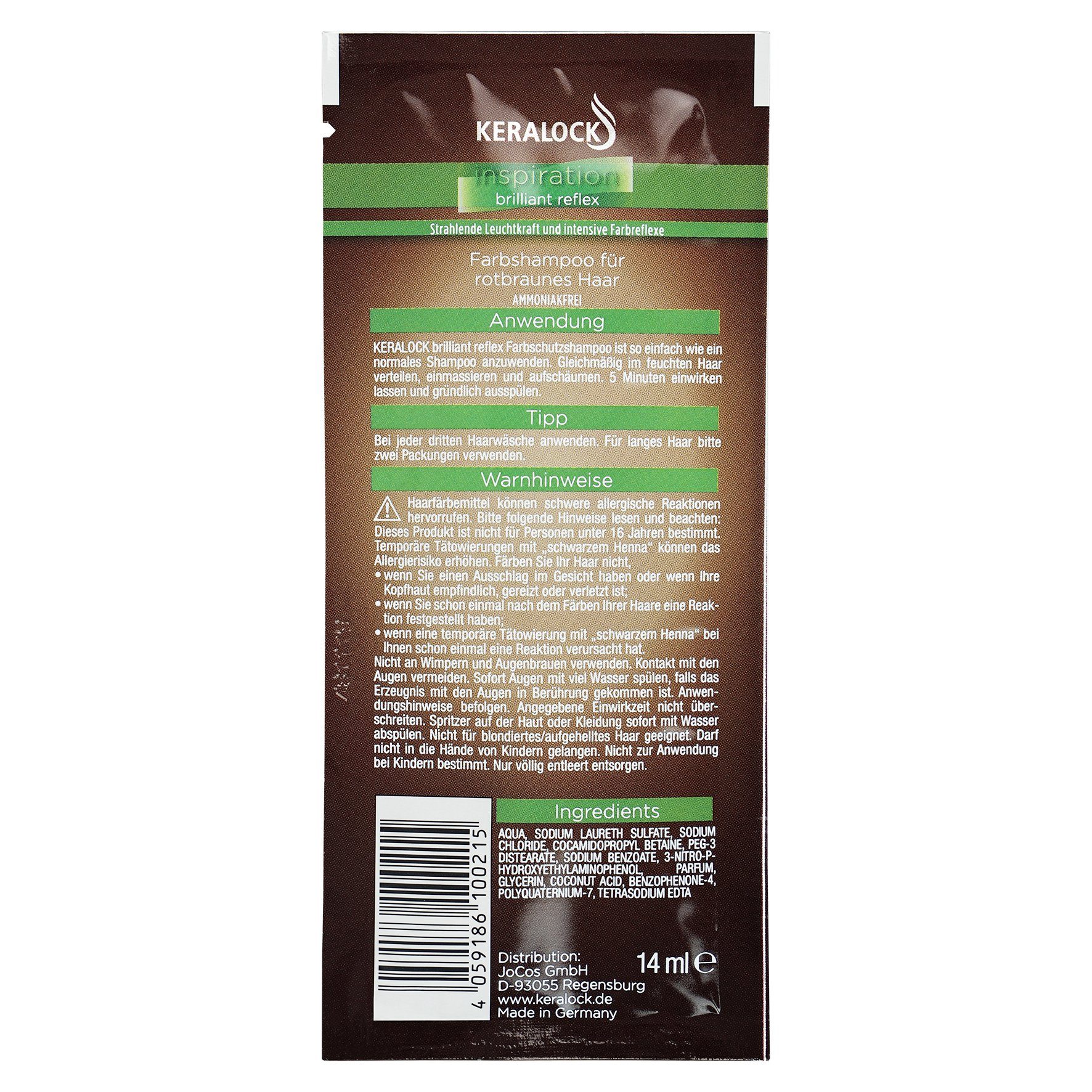 Keralock Haarfarbe Farbschutzshampoo