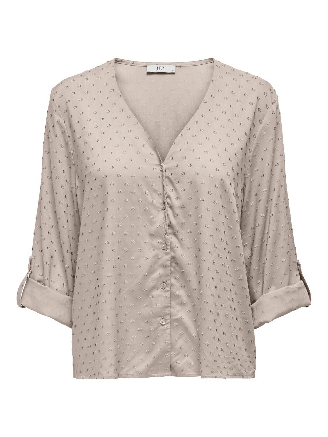 JACQUELINE de YONG Blusenshirt Haifischkragen Knopfleiste günstig online kaufen
