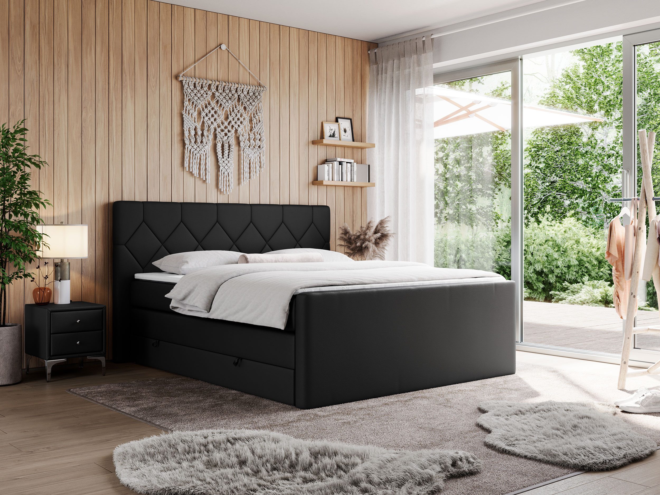 MKS MÖBEL Boxspringbett KING EIGAR (Packung, günstig online kaufen