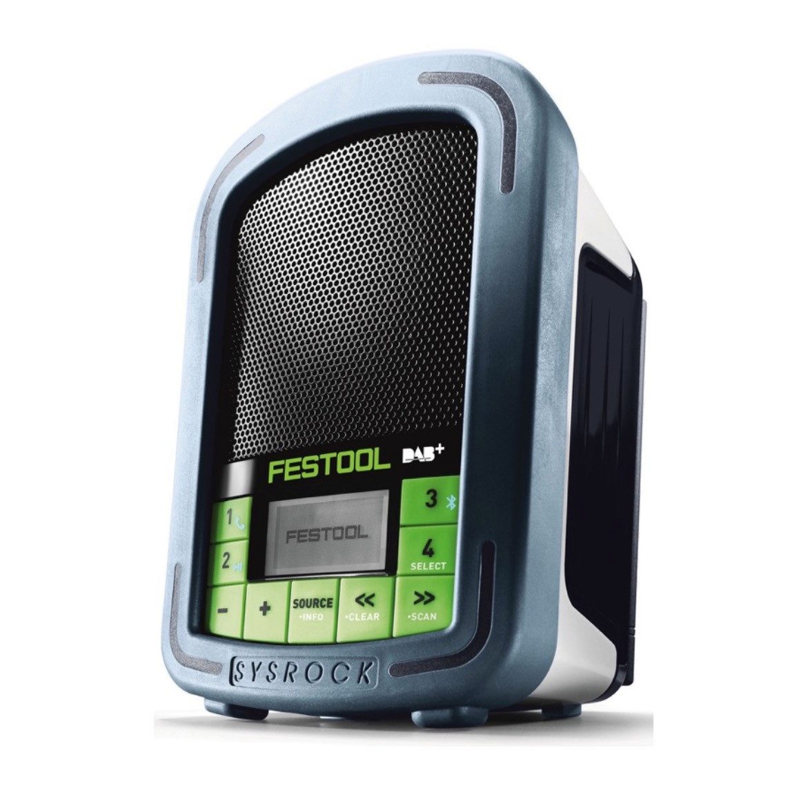 FESTOOL Sysrock BR 10 DAB+ Baustellenradio SYSROCK Solo - ohne Akku und Ladeg Baustellenradio