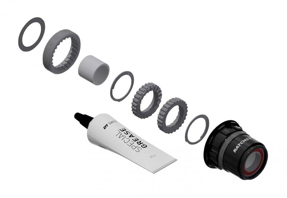 DT Swiss Laufrad DT SWISS Umrüst-Kit Hinterradnabe Alu 3 Pawl In Ratchet Ln Sram Xdr Ro