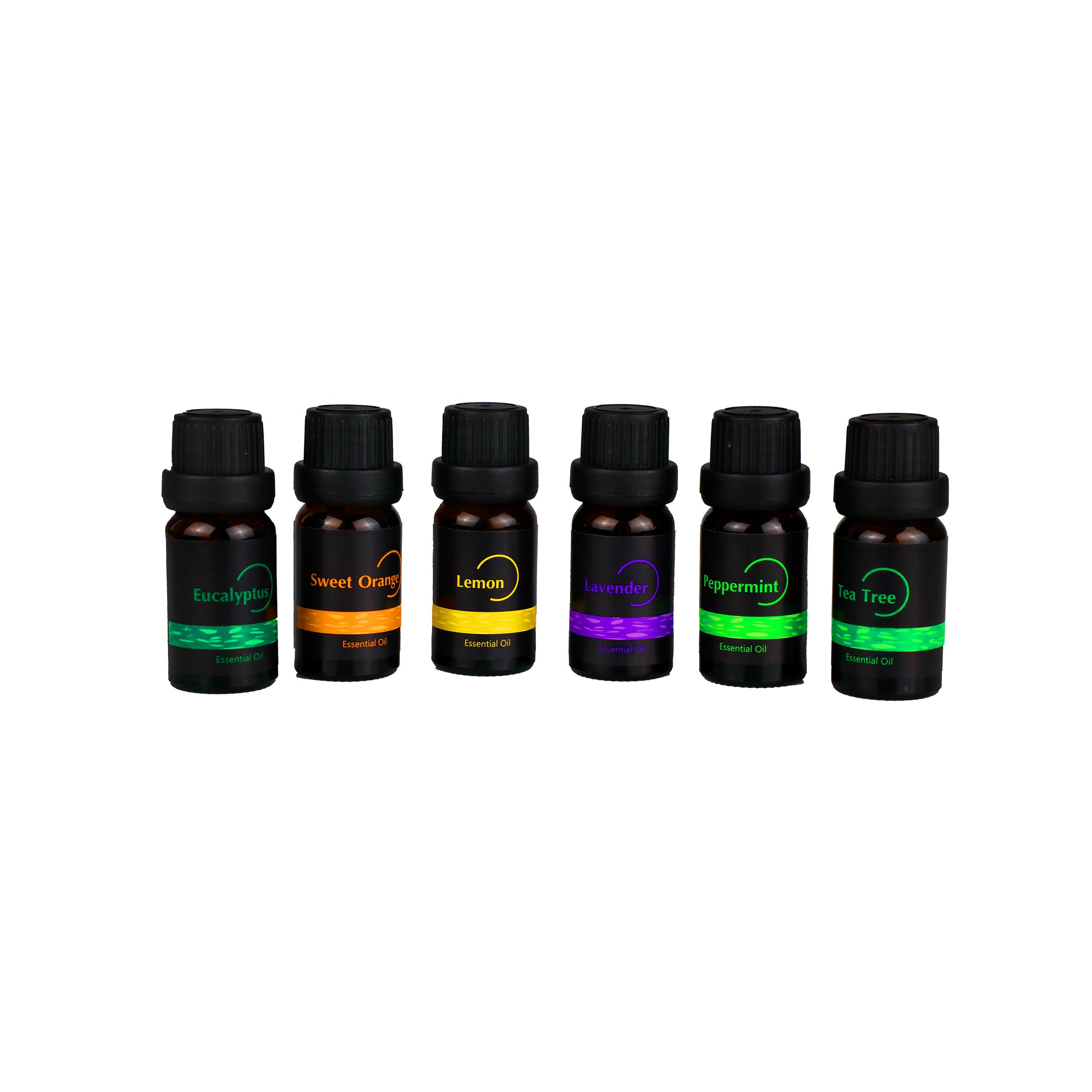 Hyrican Duftöl Sense Aroma-Öl für Diffuser/Diffusor (6-St), Lavendel, Teebaum, Lemon, Minze, Eukalyptus, Orange