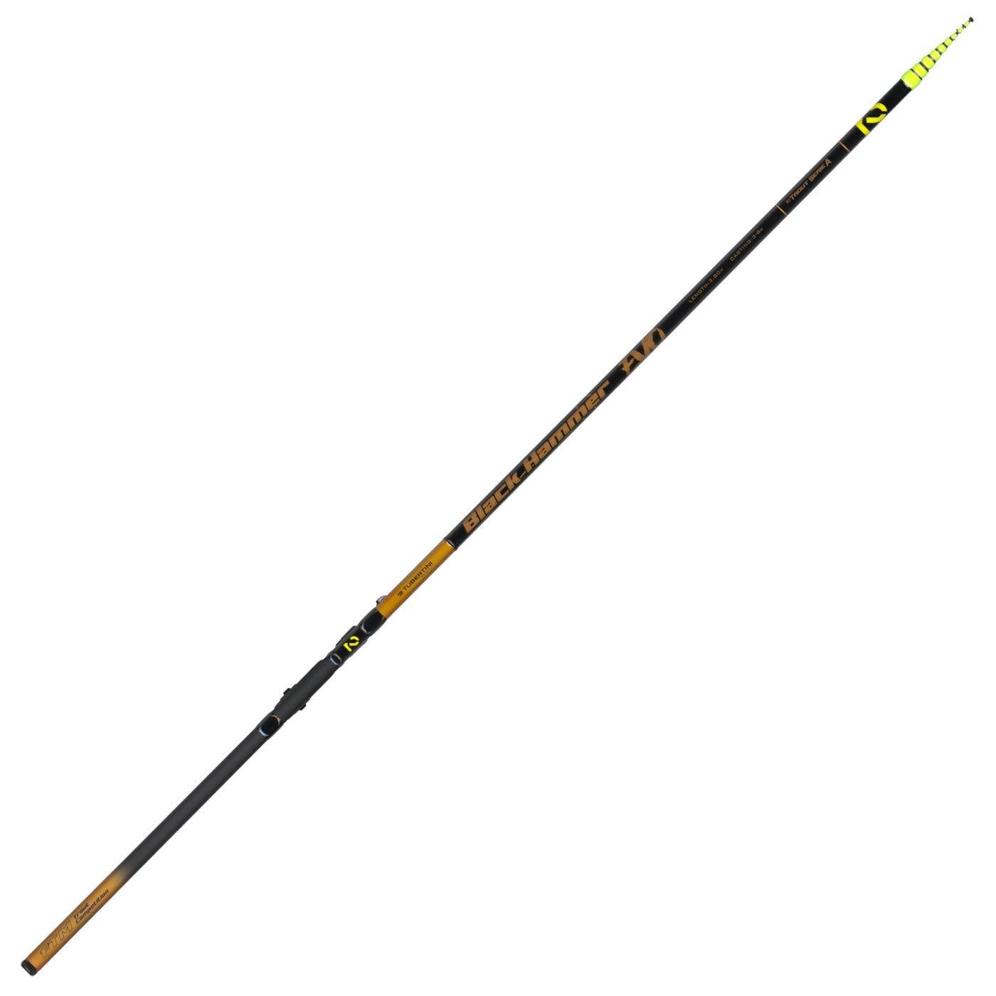 3,80m Hammer Black Tubertini Forellenrute Evo Forellenrute 3-8g / - 2