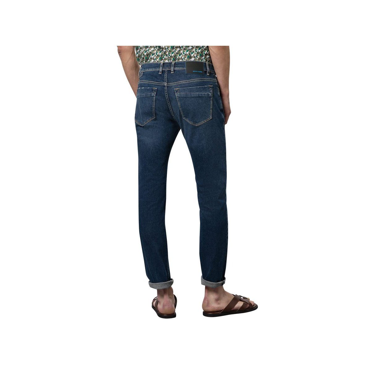 Pierre Cardin 5-Pocket-Jeans fashion (1-tlg) 6829 uni blue