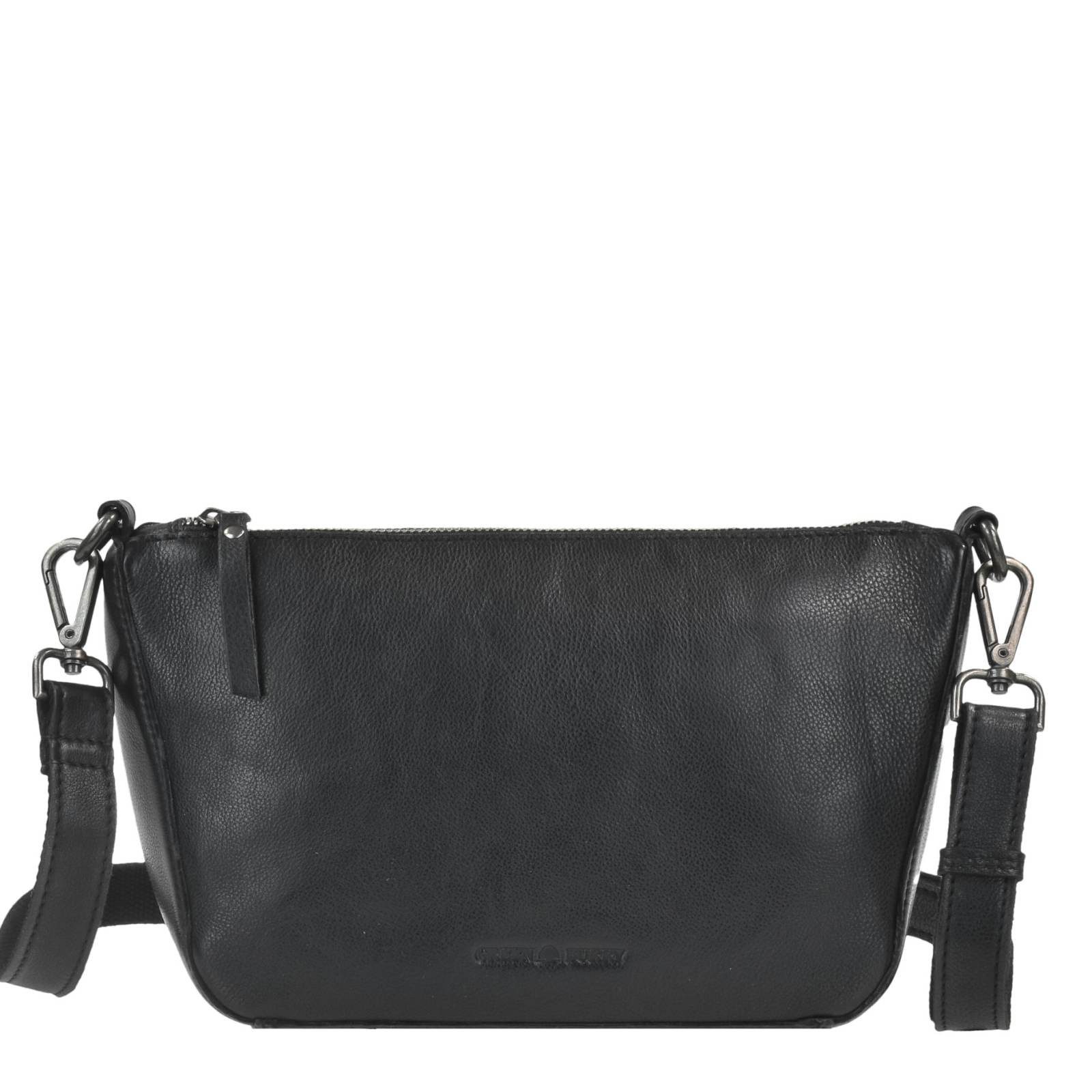 Umhängetasche "Colombiana" kleine Schultertasche Damen Leder 31x17cm