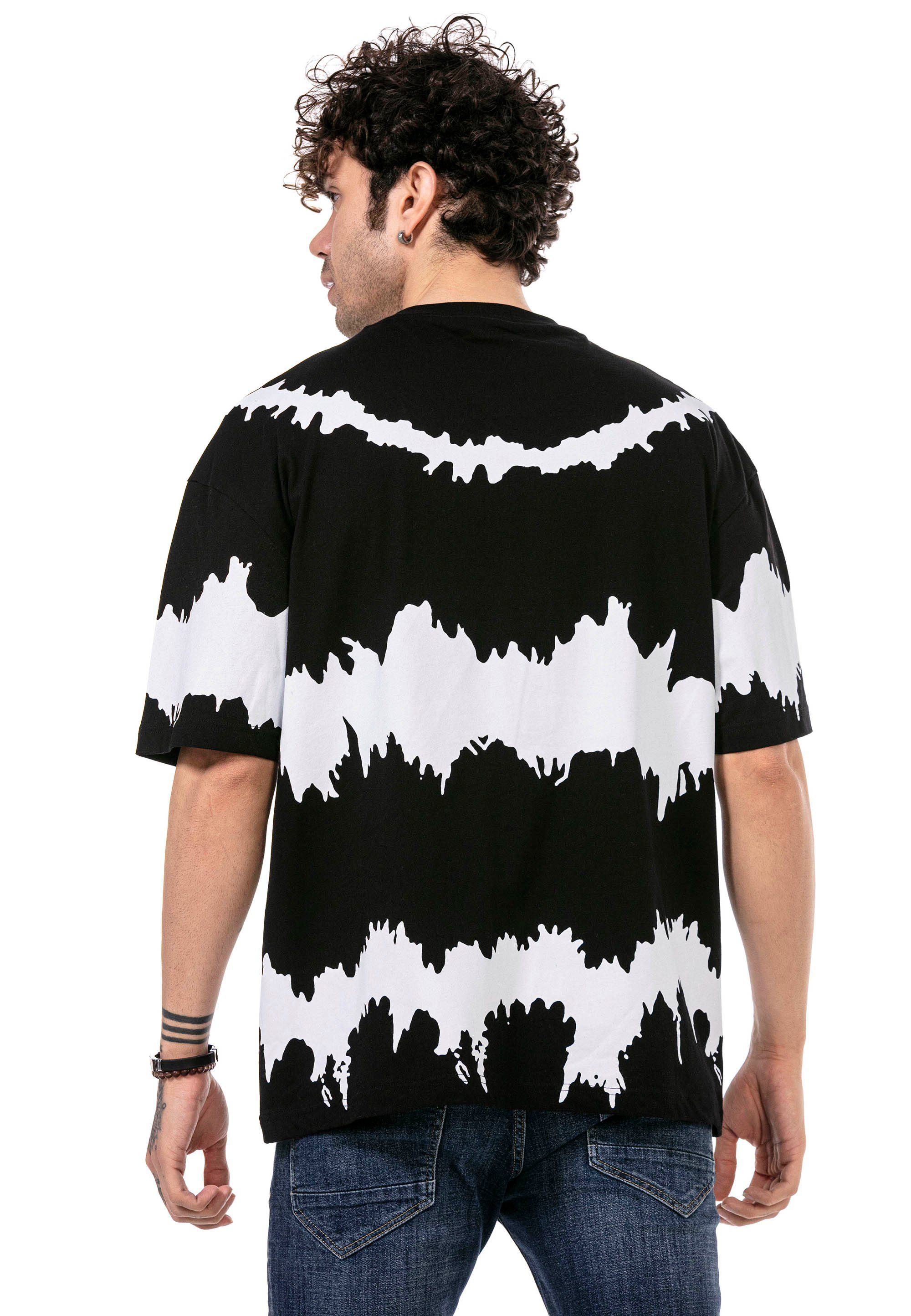 Statement-Print RedBridge T-Shirt mit schwarz Peterborough angesagtem