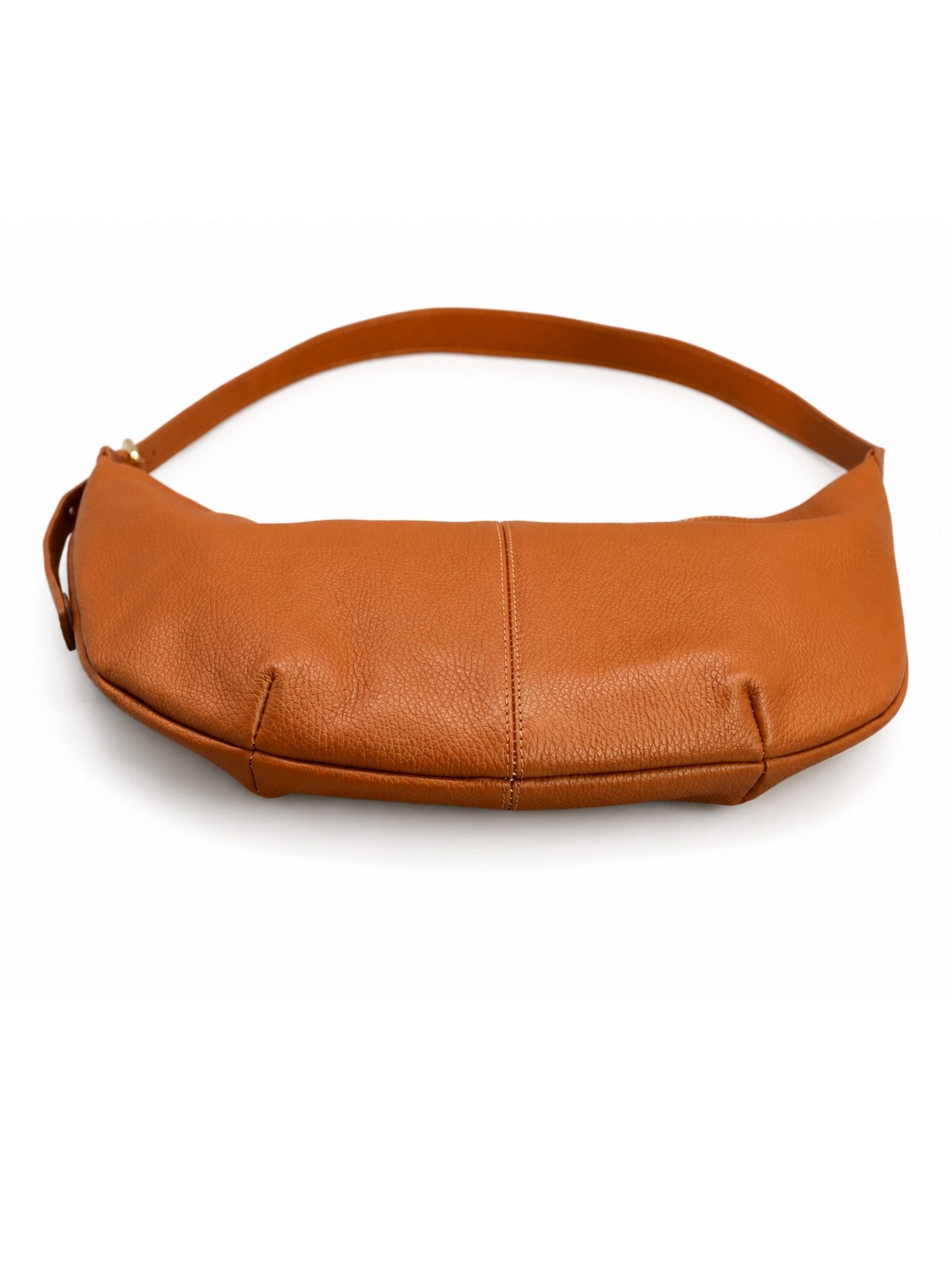Adel Bags Schultertasche Lunara Echtleder Schultertasche Damen Hobo Bag Made in Italy (Einzelartikel), 100 % Echtleder Made in Italy mit verstellbarem Schulterr – Bild 3 von 5