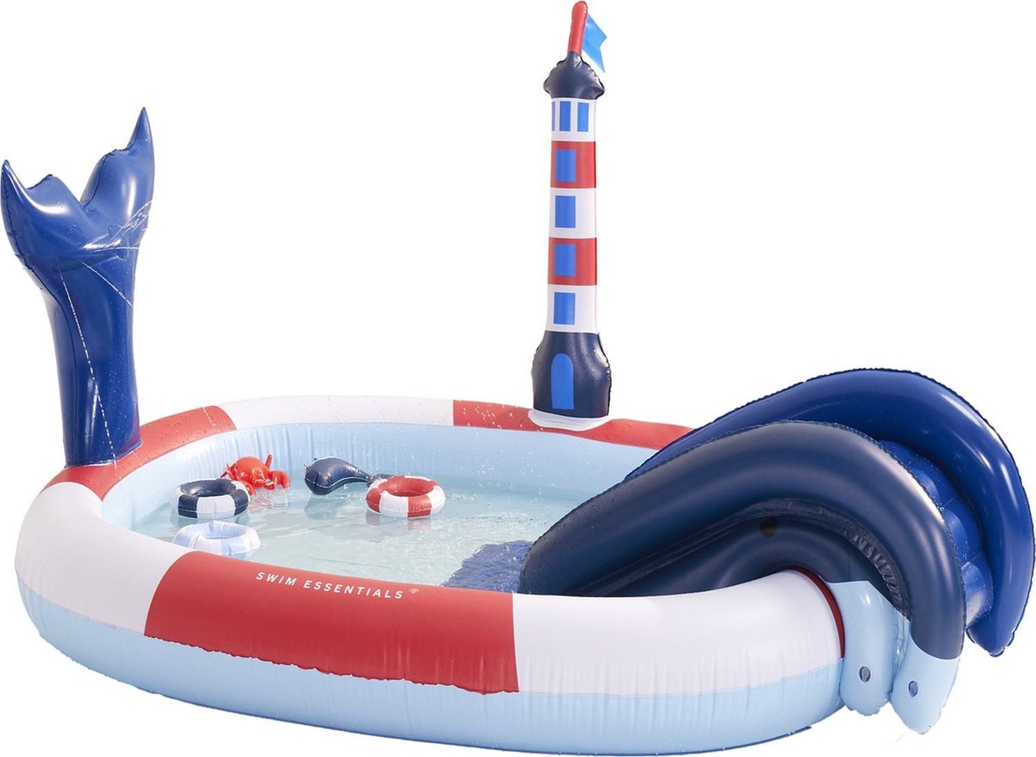Pool Swim Essentials Abenteuer Pool Wal mit Punkte 203 x 173 x 89 cm