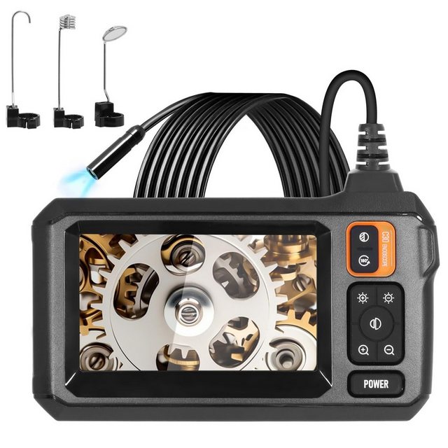 Refttenw Endoskopkamera mit 4,3" 1080P HD-Farbbildschirm 8mm Inspektionskam günstig online kaufen