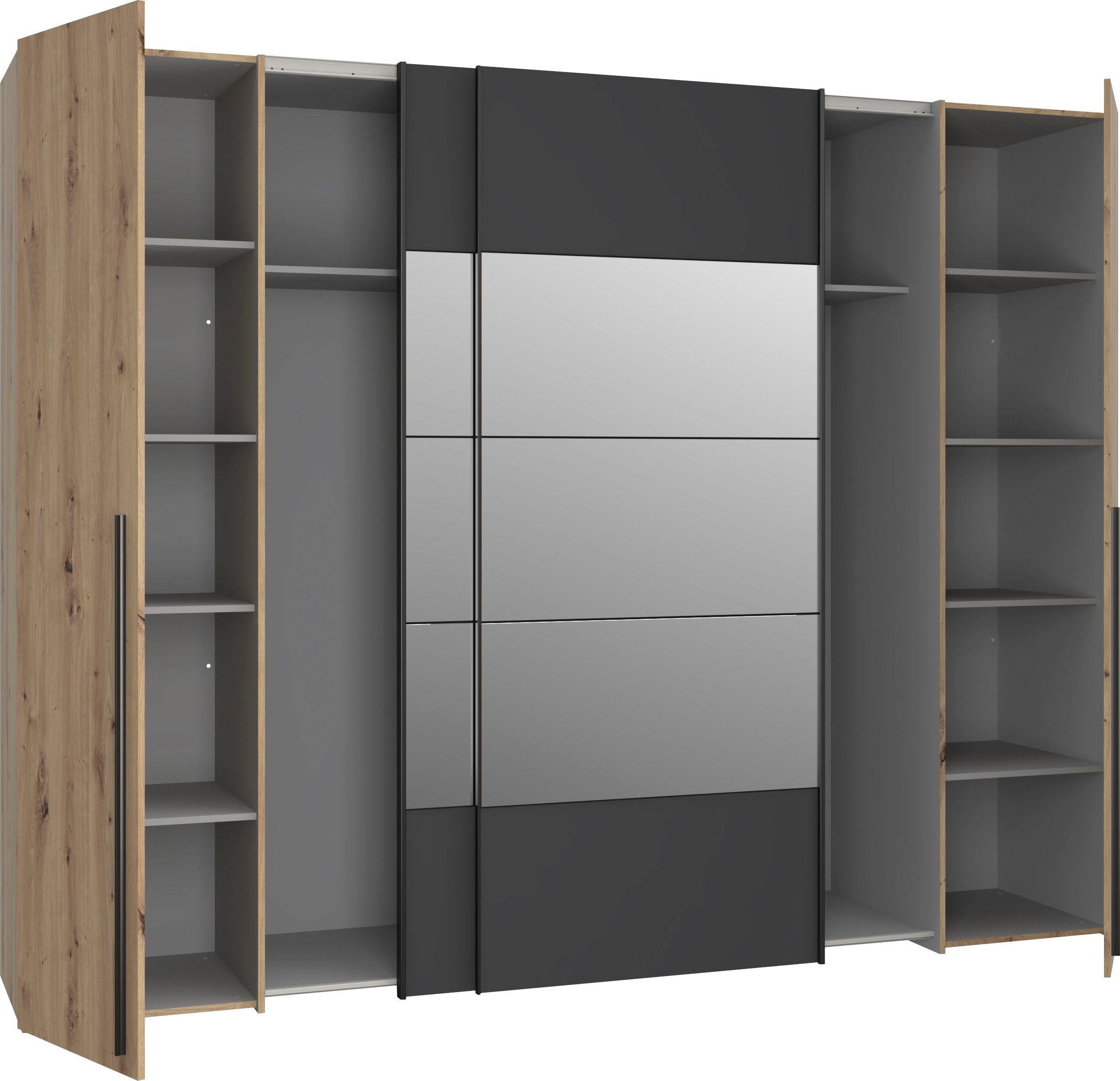 FORTE Kleiderschrank Rayong (B/H/T ca. 270,3x210x61,2 cm) – Bild 5 von 5