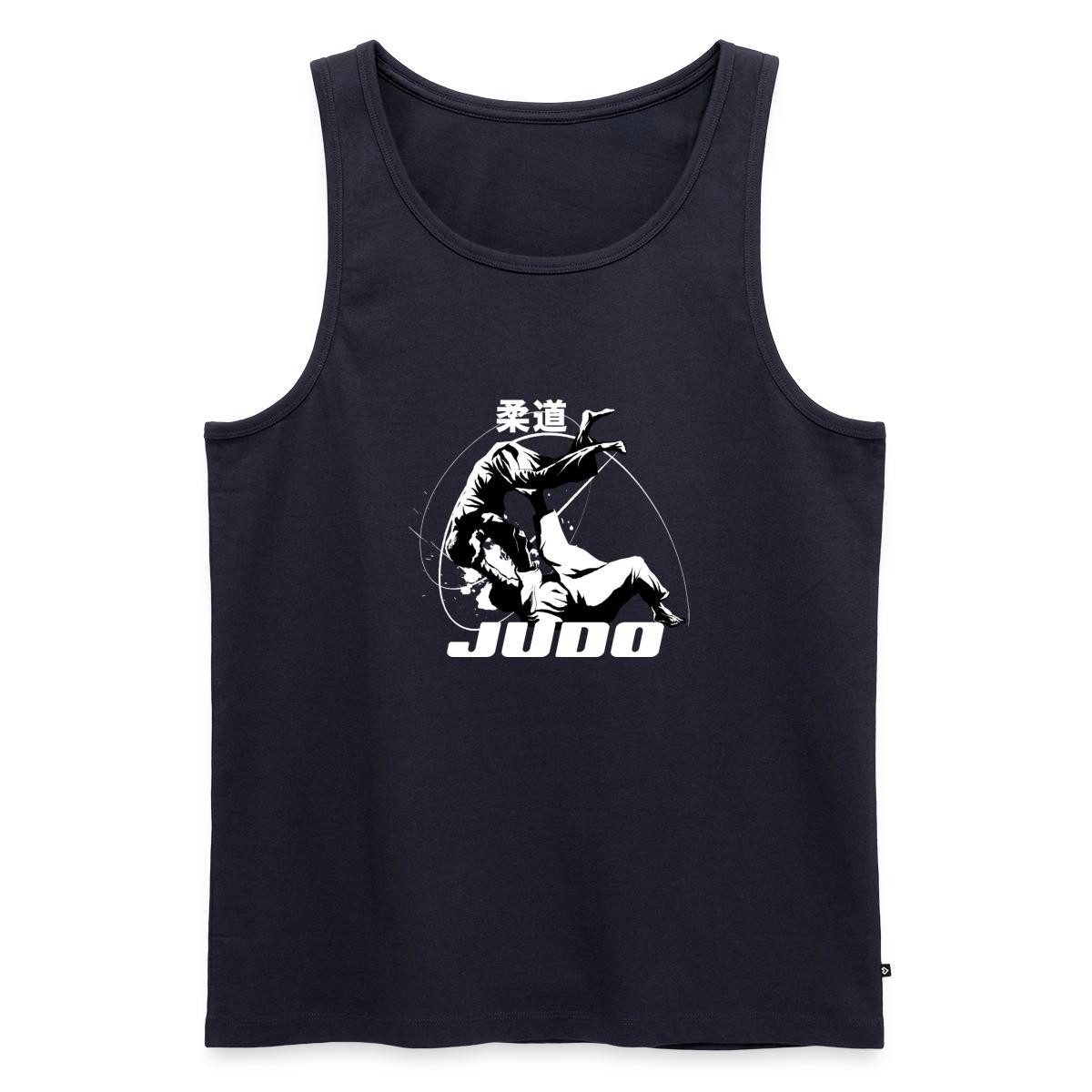 Spreadshirt T-Shirt Judo Throw Kampfkunst Mit Kanji Männer Premium Tank Top (1-tlg)