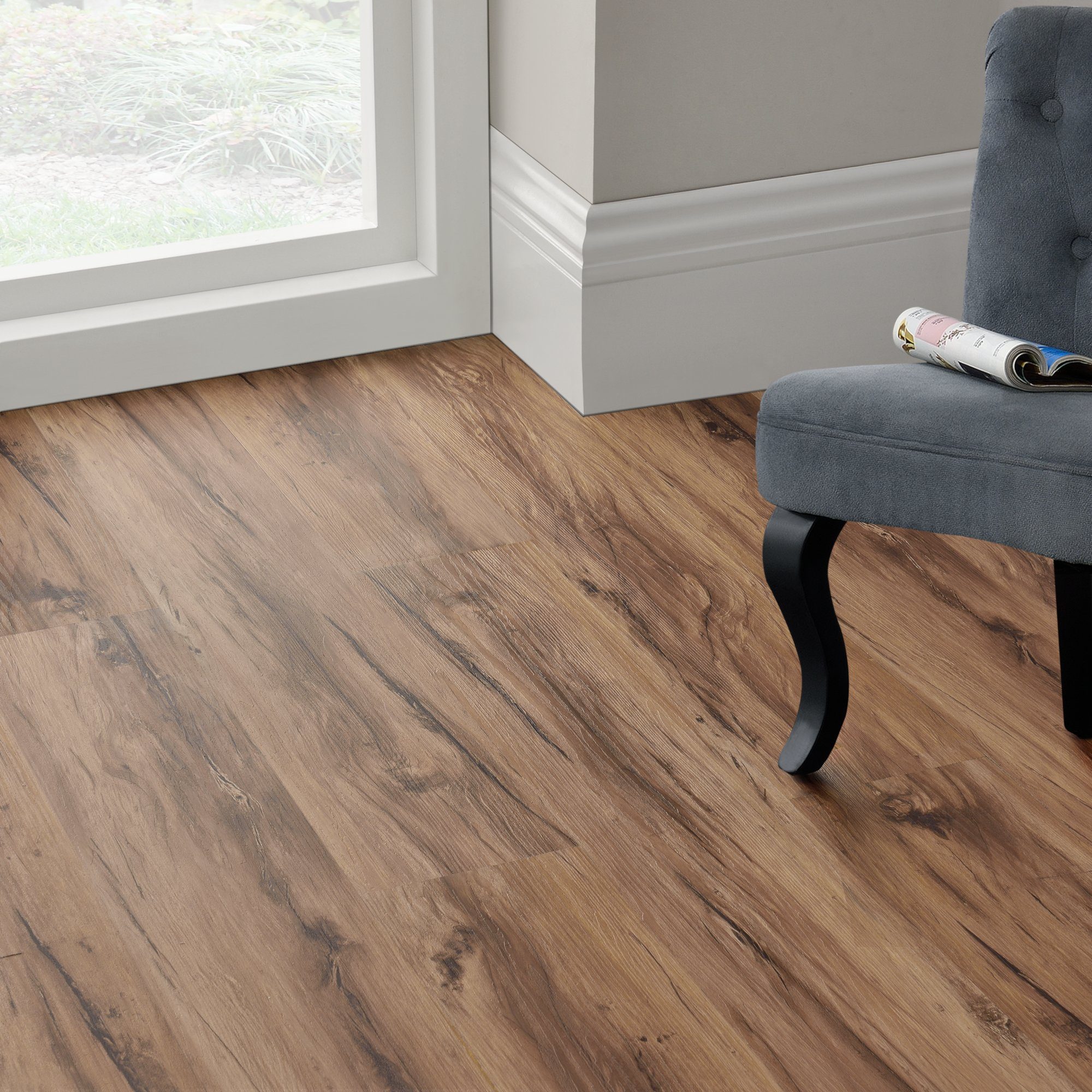 neu.holz Vinylboden, »Vanola« Vinyl Laminat Selbstklebend 3,92 m² Classic Warm Oak