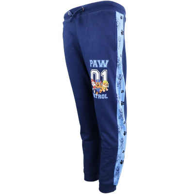 PAW PATROL Jogginghose Paw Patrol Chase Marshall Rubble Kinder Jogginghose Sporthose Gr. 98 bis 128, 100% Baumwolle