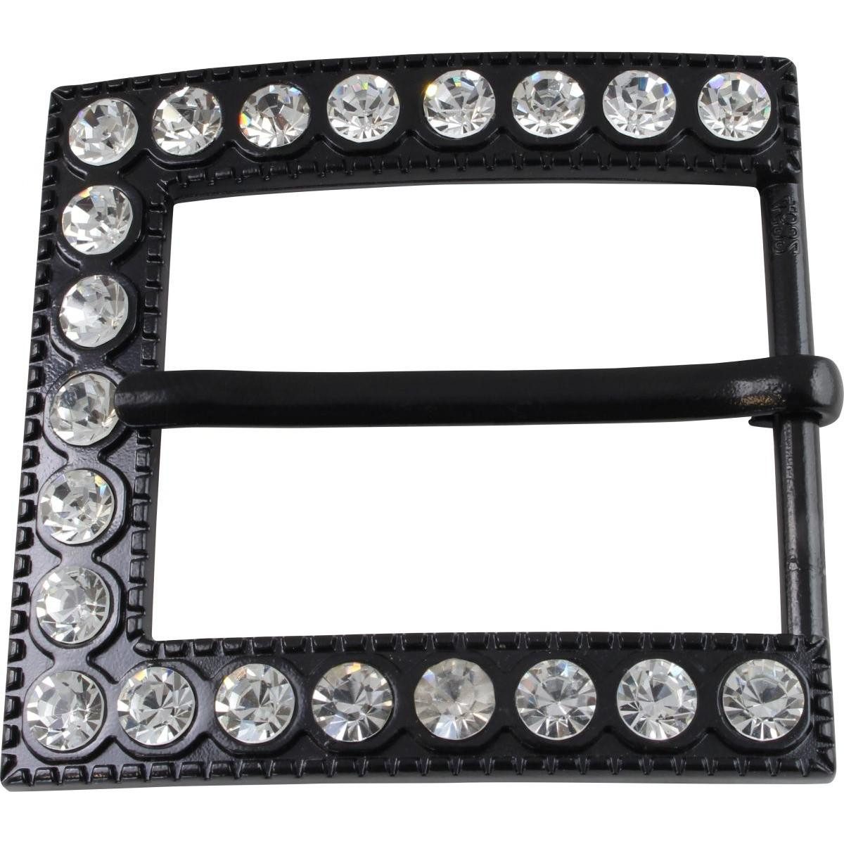 BELTINGER Gürtelschnalle Valenceria 4,0cm - Gürtelschließe 40mm - Dorn-Schließe mit Strass - Gü (1-St)