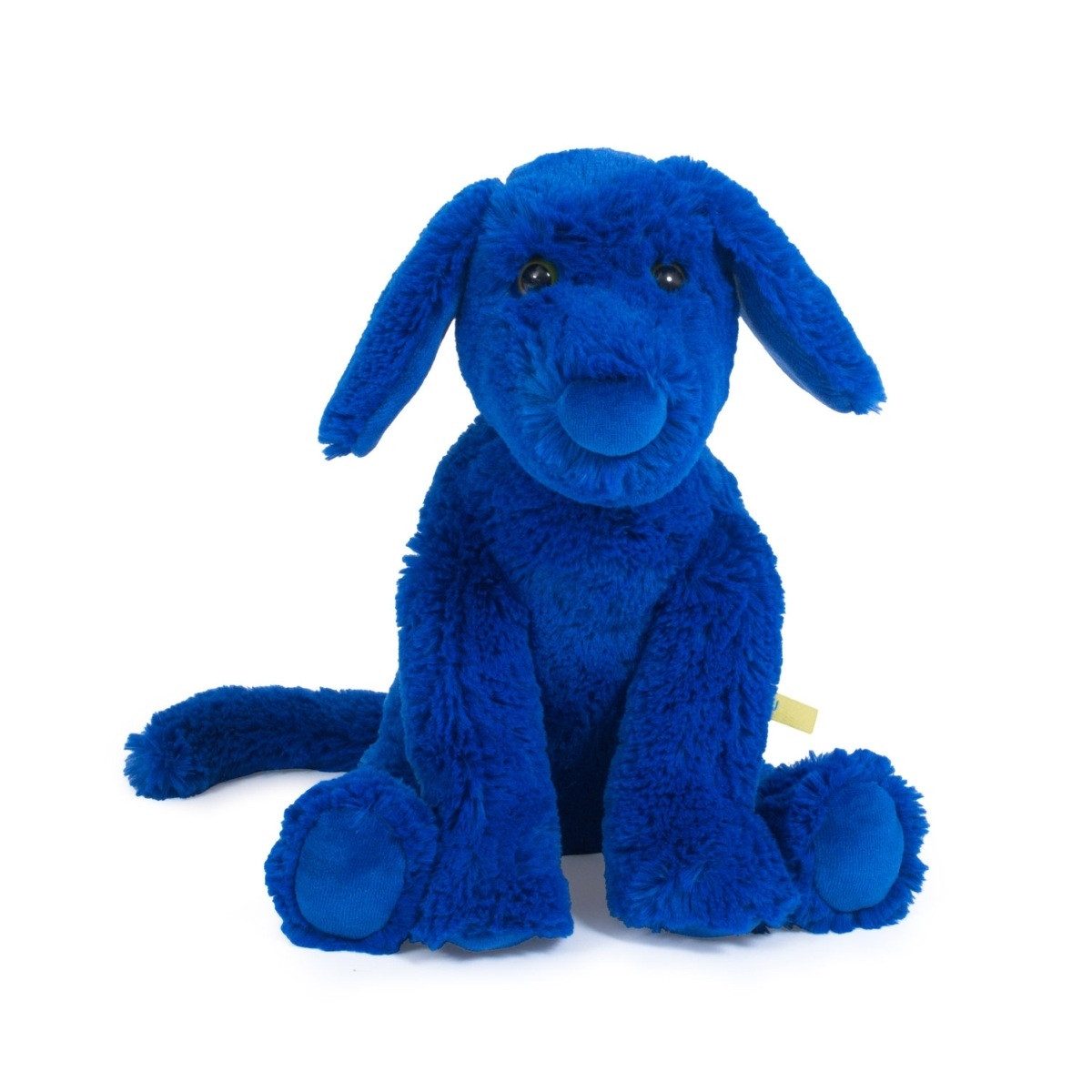 Moulin Roty Kuscheltier Blauer Hund Ecole des loisirs 36 cm Plüschtier Stofftier