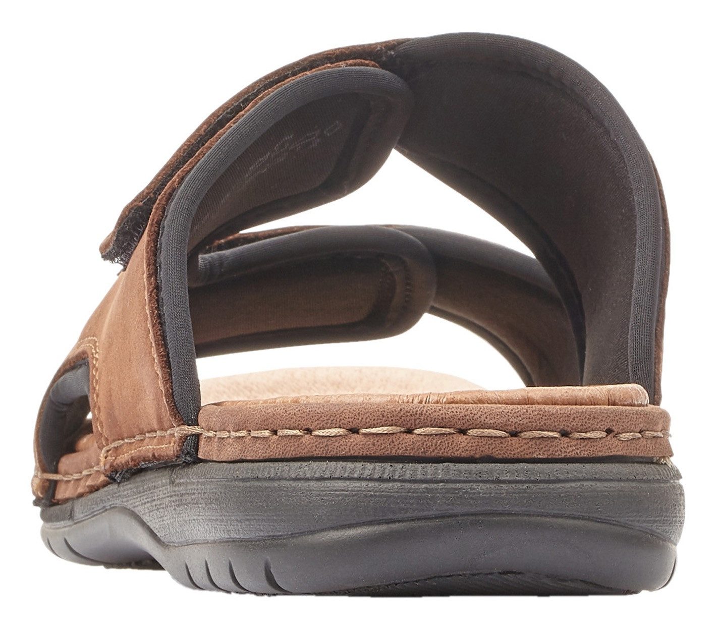 Rieker Pantolette Hausschuh, Sommerschuh, Urlaubschuh mit dezentem Logoschr günstig online kaufen