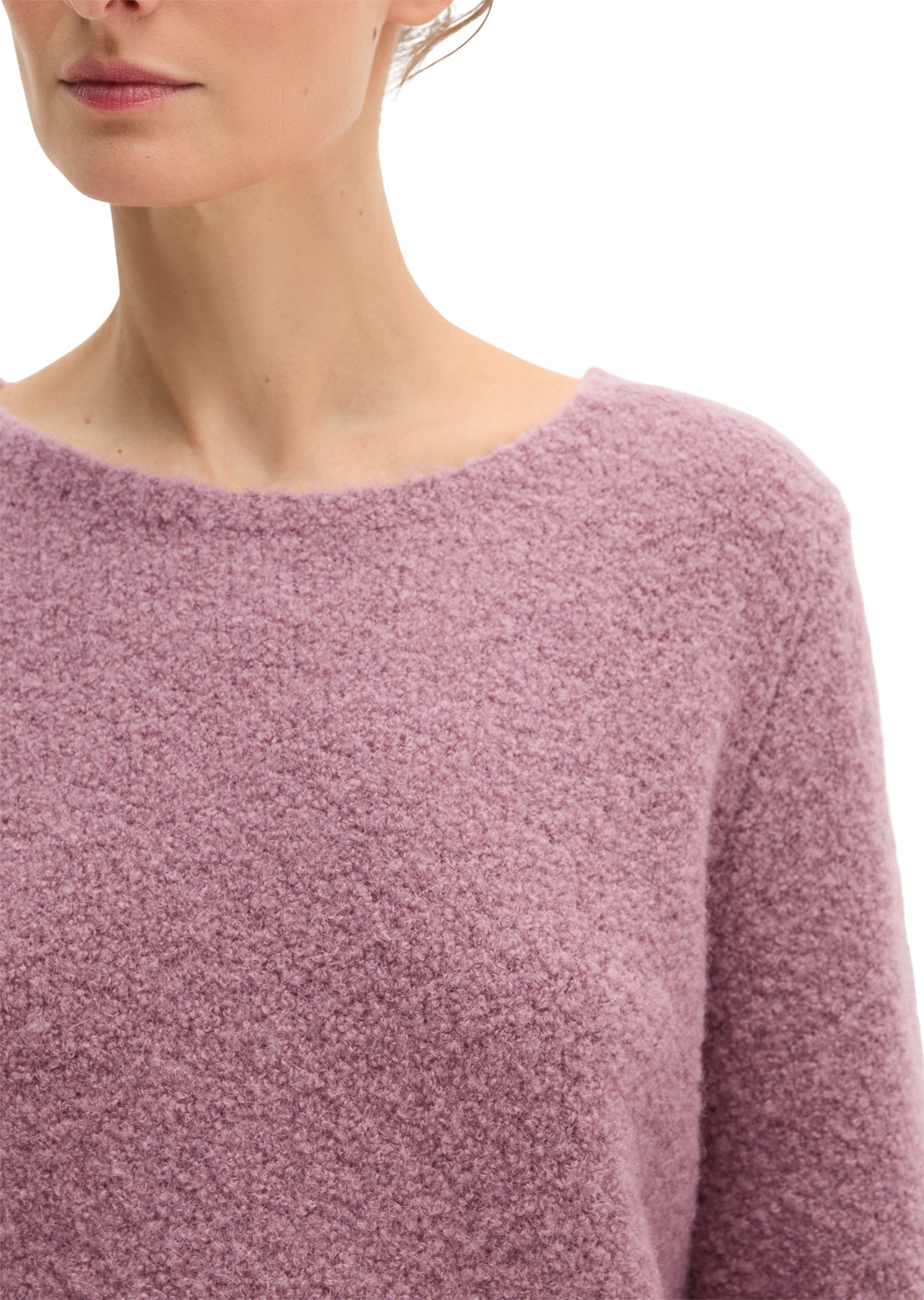 Marc O'Polo Strickpullover aus Schurwolle-Alpakawolle-Mix – Bild 4 von 5