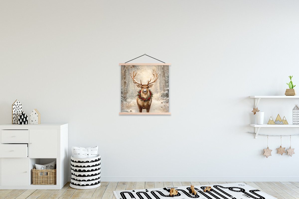 MuchoWow Poster Weihnachten - Rentier - günstig online kaufen