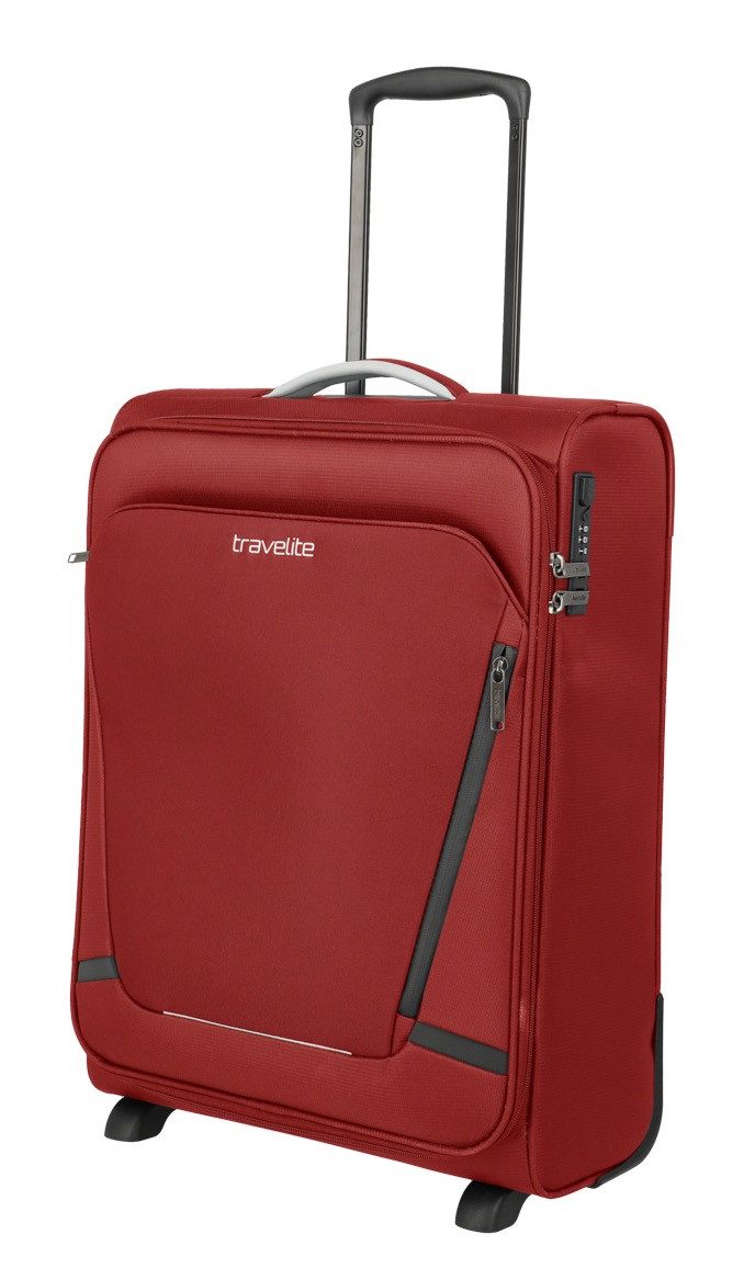 travelite Handgepäck-Trolley JETPACK Multi 2 Cabin Handgepäck Koffer, 2 Rollen, Weichgepäck, passend für Ryanair, Condor und viele gängige Airlines