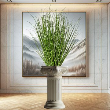 Kunstgras XL 80cm Kunstpflanze Gras Zebragras Chinaschilf Sichtschutz Balkon, TronicXL, Höhe 80 cm, im Topf