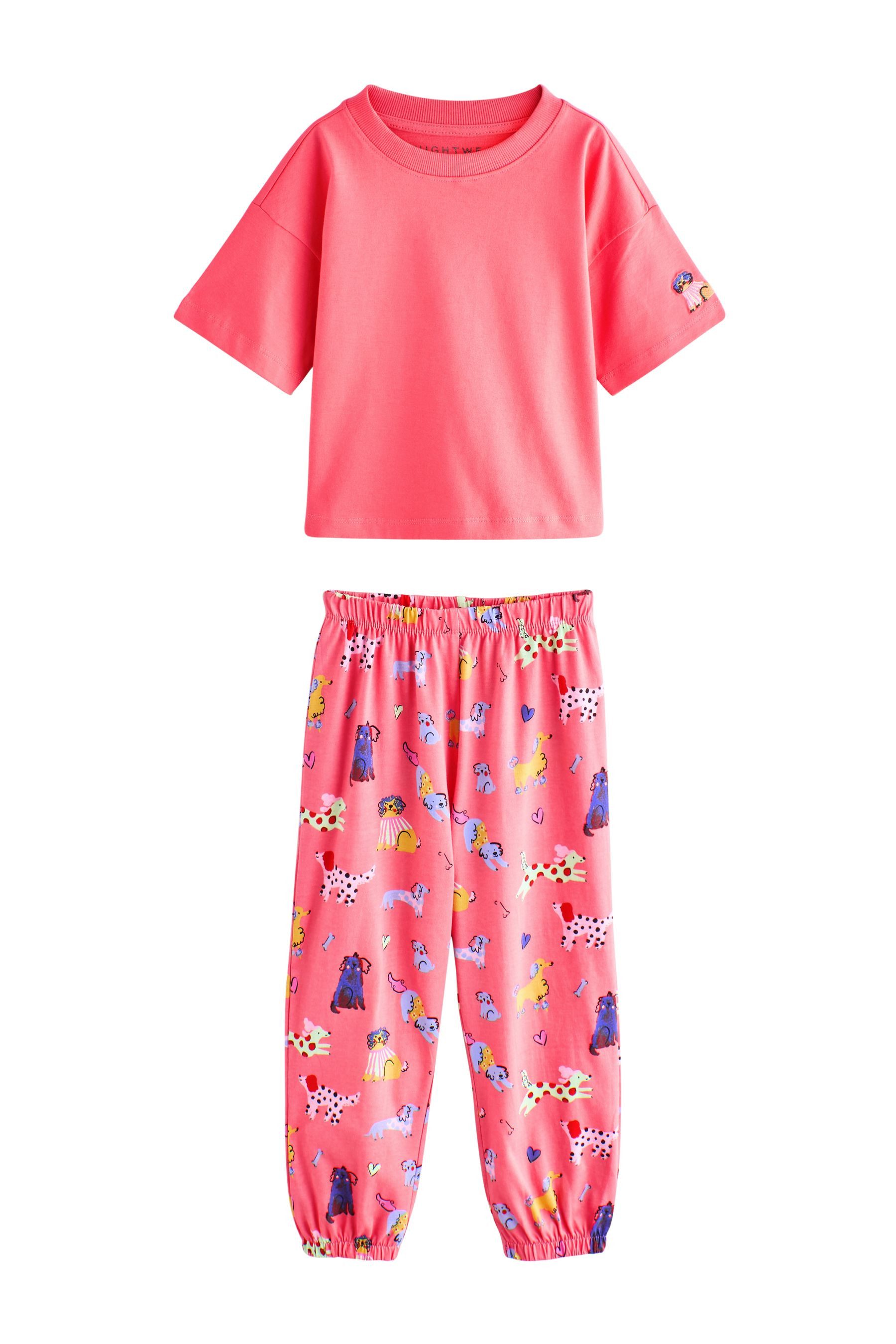 Next Pyjama Schlafanzug mit Jogginghose im 3er-Pack (6 tlg) – Bild 3 von 5