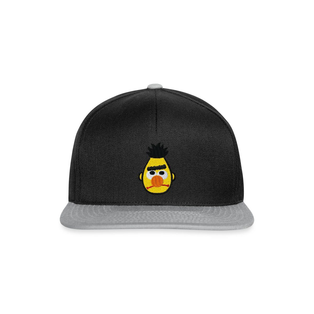 Spreadshirt Snapback Cap Sesamstraße Bert Als Stickmotiv Snapback Cap (1-St)