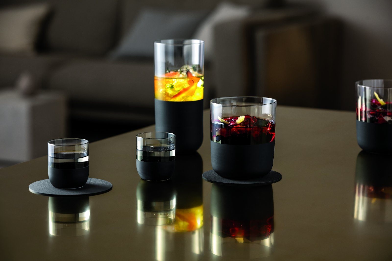 Villeroy & Boch Gläser-Set Manufacture Rock Whiskybecher Set 4tlg., Kristallglas – Bild 4 von 5
