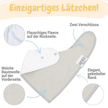 Babykajo Lätzchen, (6-St., Sabbertuch), Halstuch aus weichem Material