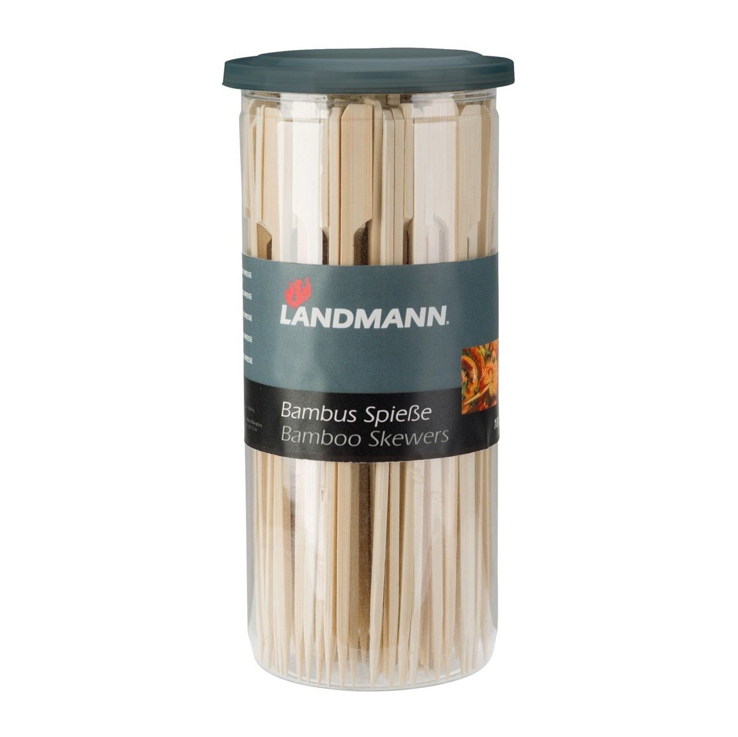 LANDMANN Grillspieß Landmann Bambus-Spieße 100ST Grillspieße Fingerfood Schaschlikspieße H