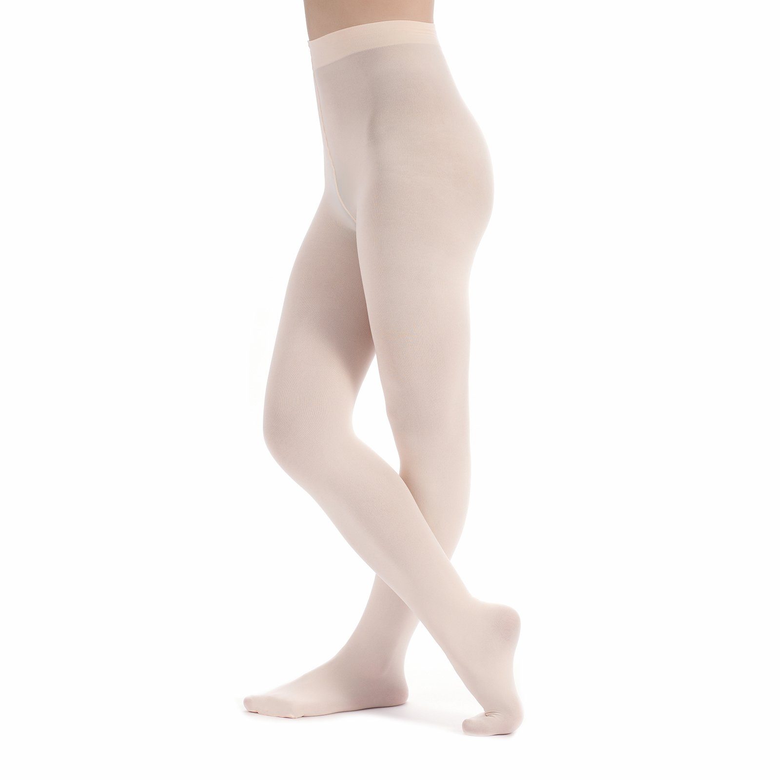 tanzmuster Strumpfhose Damen Ballettstrumpfhose Kira weich, elastisch mit und wunderbar strapazierfähig Fuß ballett-rosa