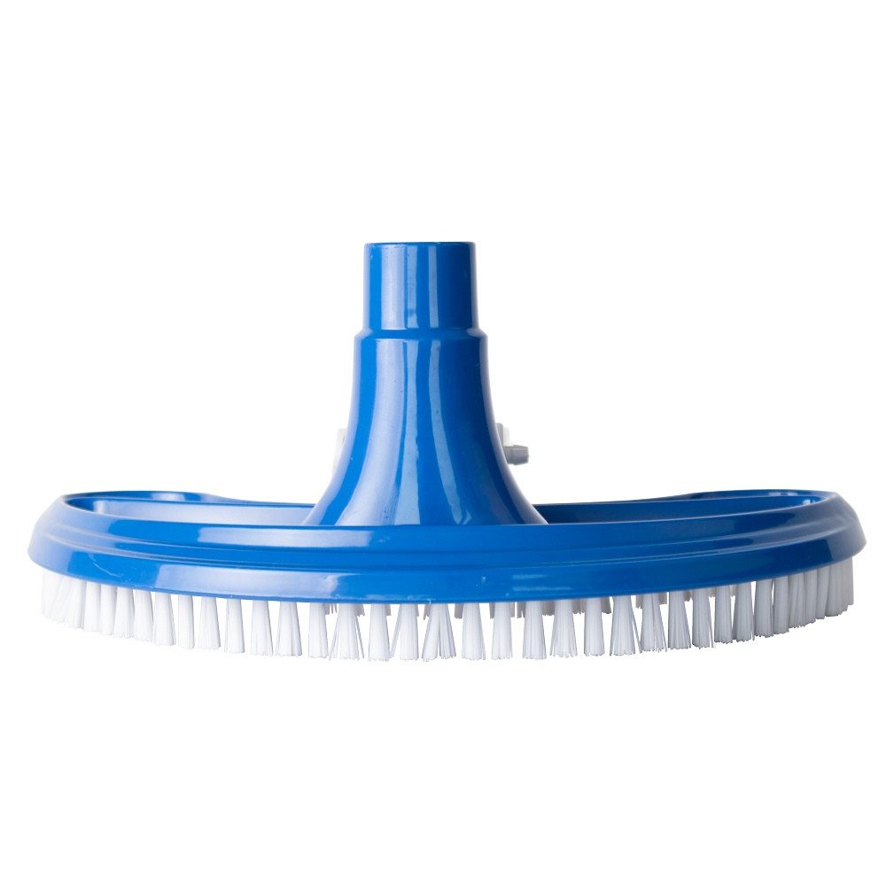 Poolbodensauger Halbmond mit Bürsten für 32/38 mm Schlauch Pool Reinigung stromlos