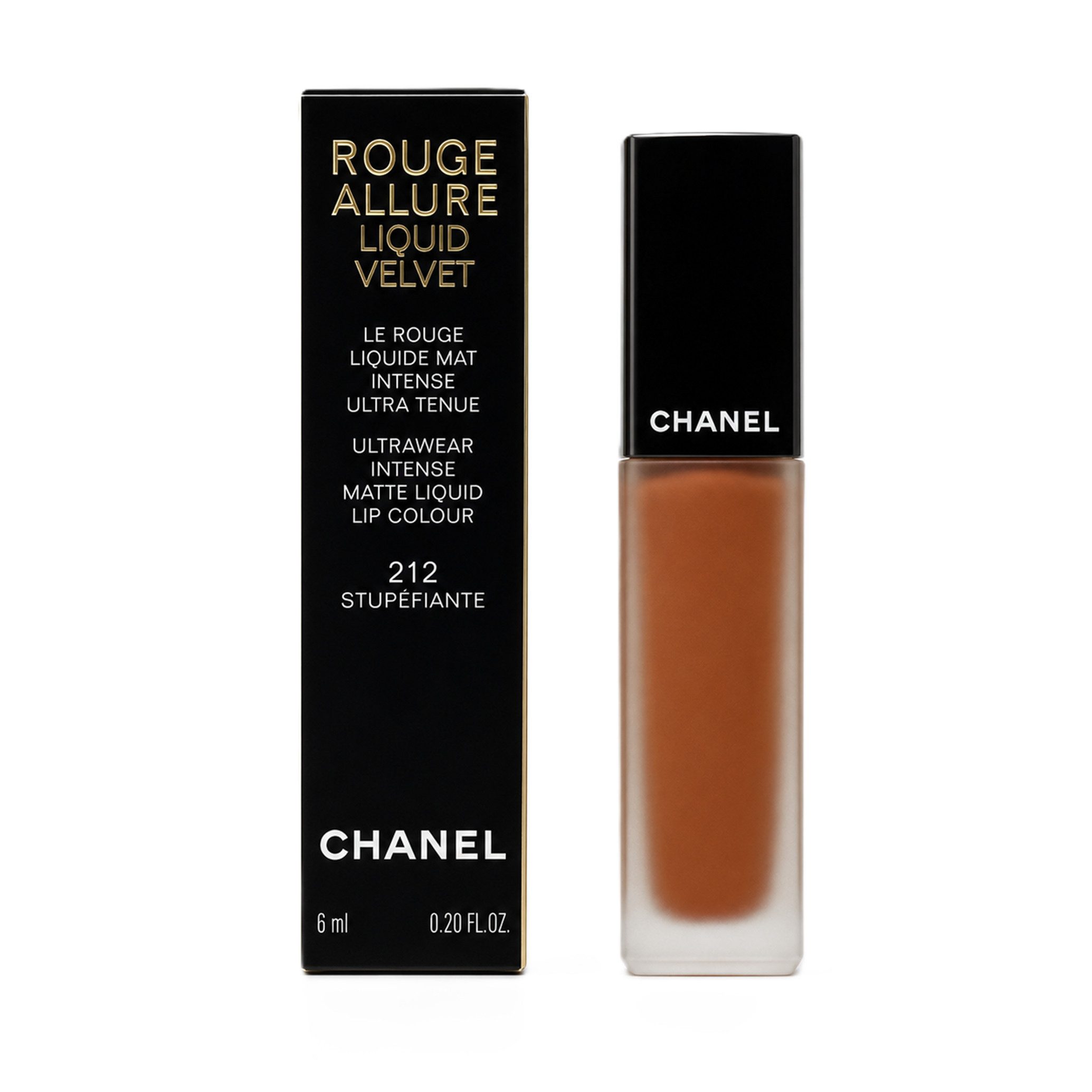 CHANEL Lippenstift Chanel Rouge Allure Liquid Velvet Matte Lippenstift 212 Stupefiante