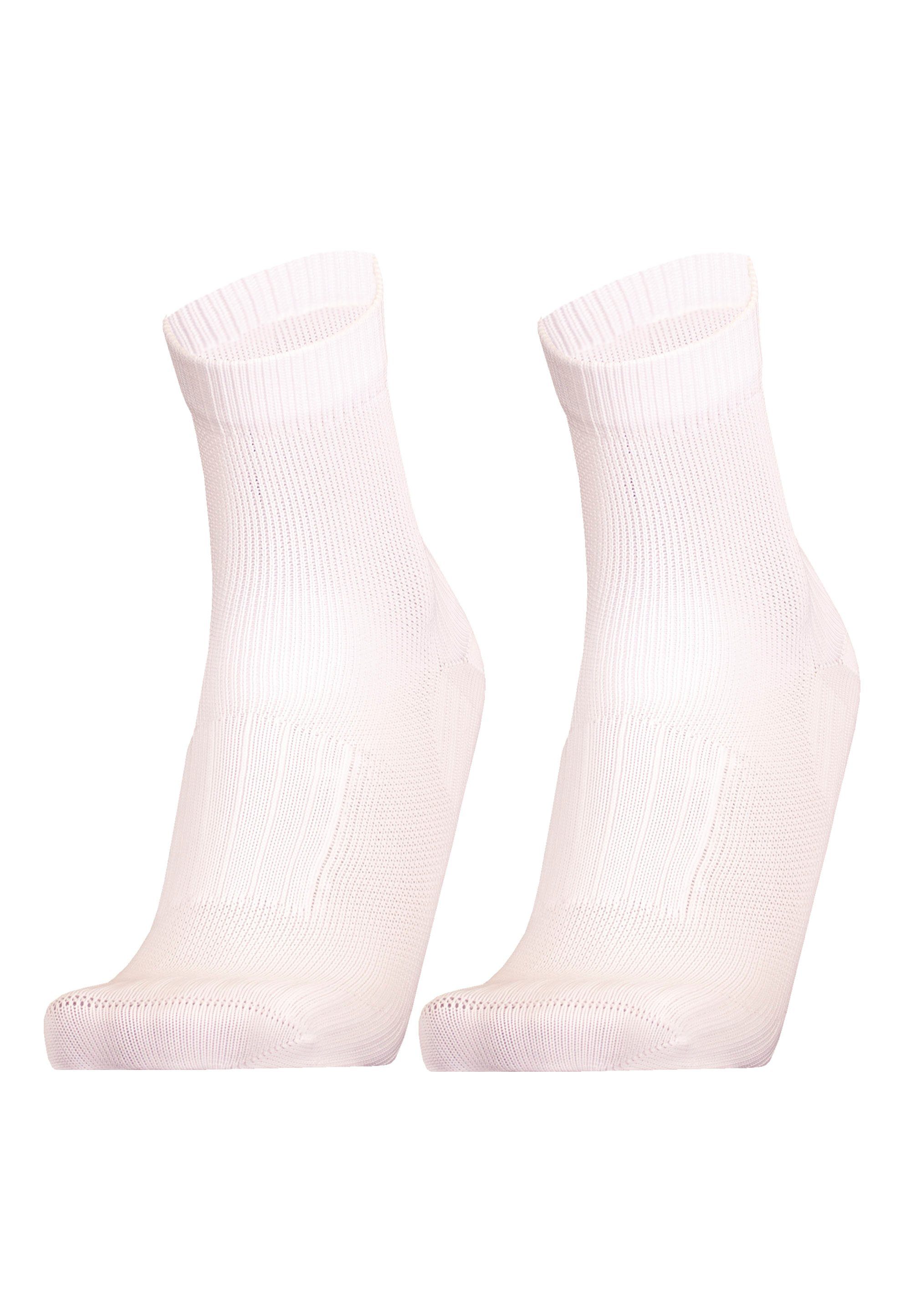 FRONT mit Pack gepolstertem weiß (2-Paar) 2er Socken Rist UphillSport