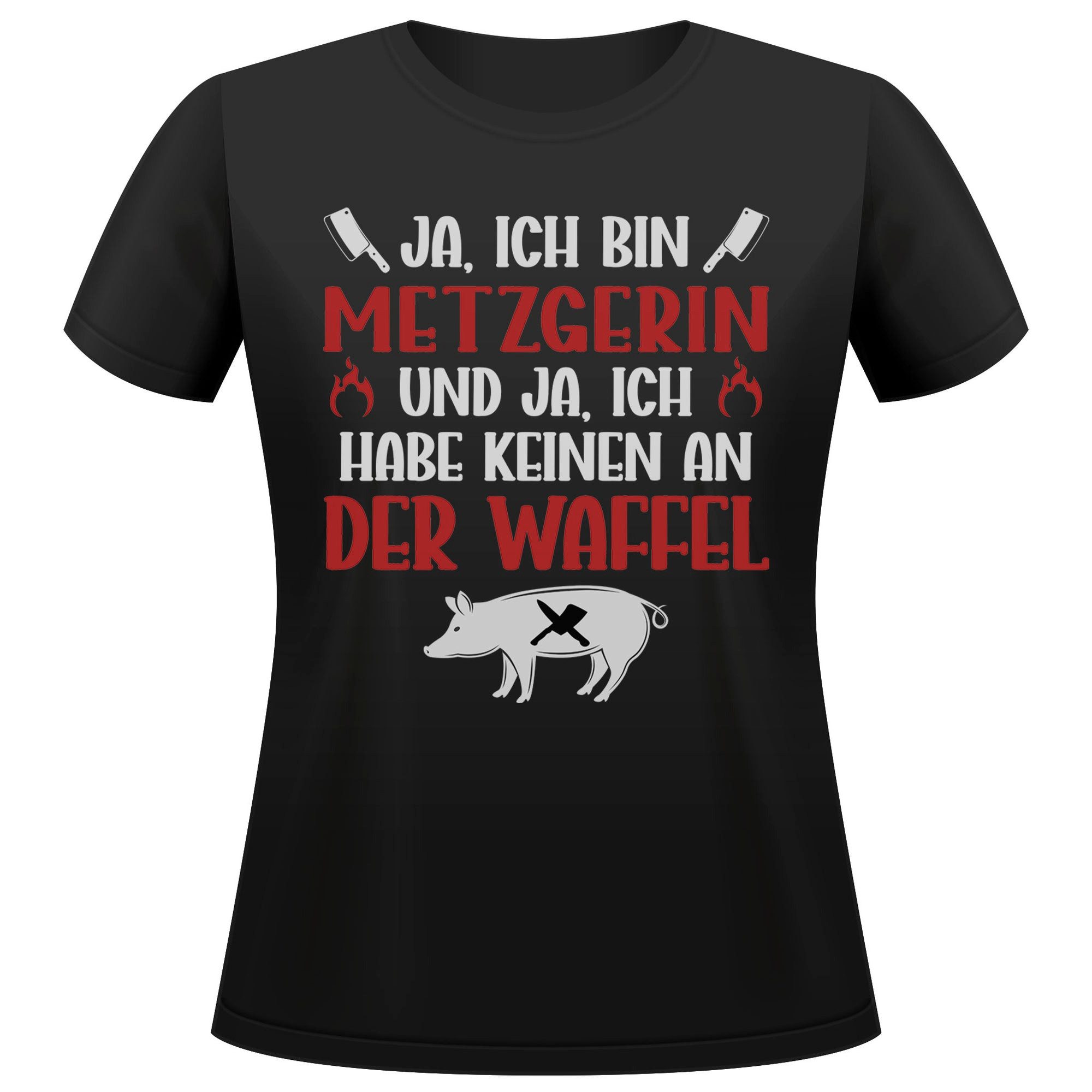 T-Shirt Metzgerin Geschenk Frauen Spruch Beruf Ausbildung Abschluss
