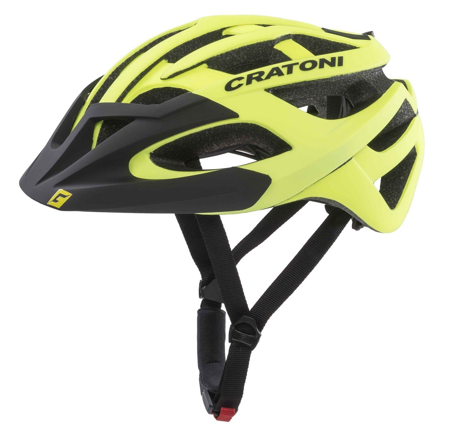 Cratoni Fahrradhelm C-Hawk neongelb/schwarz