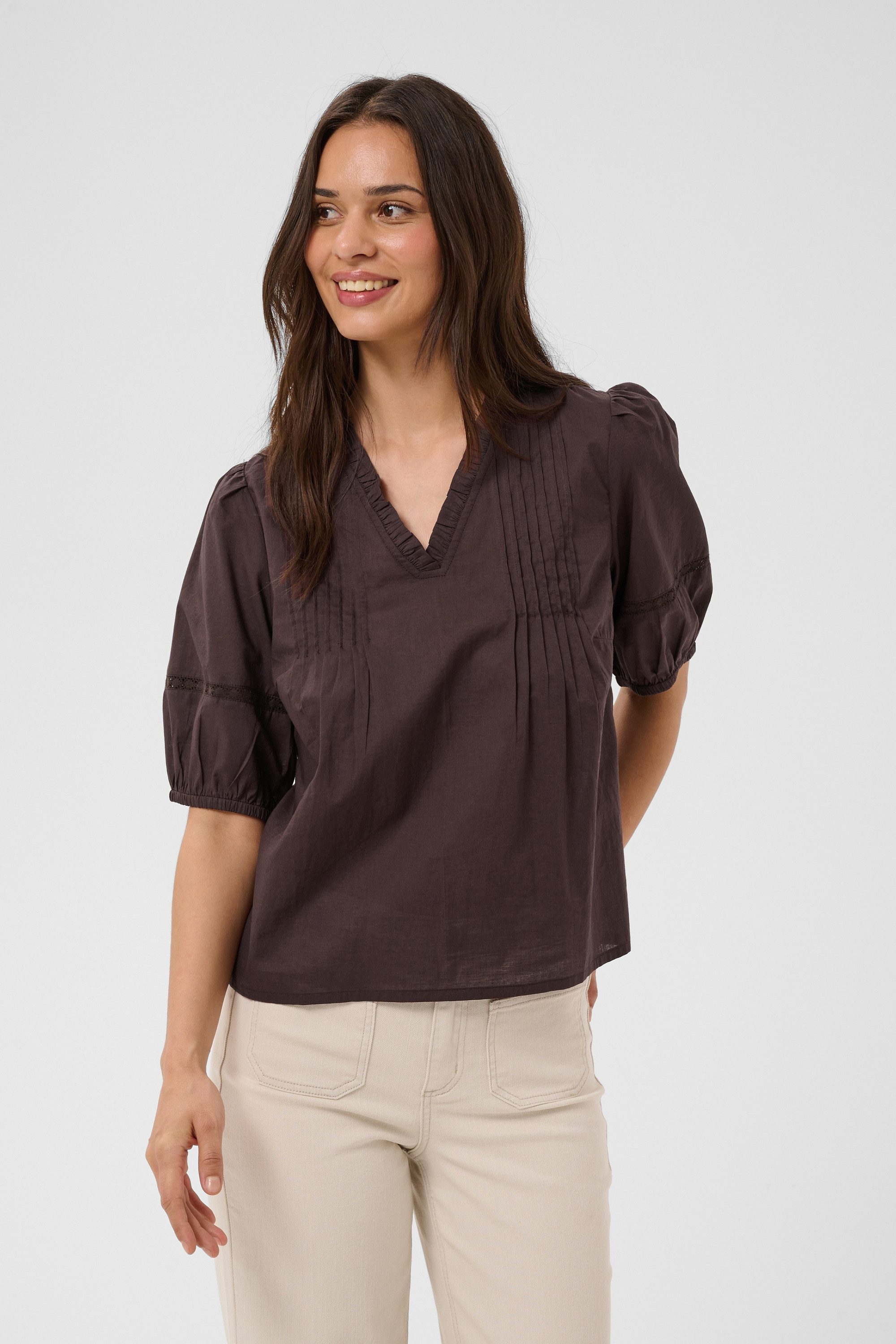 Langarmbluse Langarm-Bluse KAvalerie