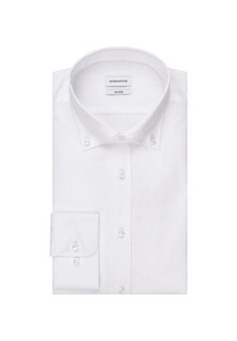 seidensticker Businesshemd Shaped Shaped Langarm Button-Down-Kragen Uni