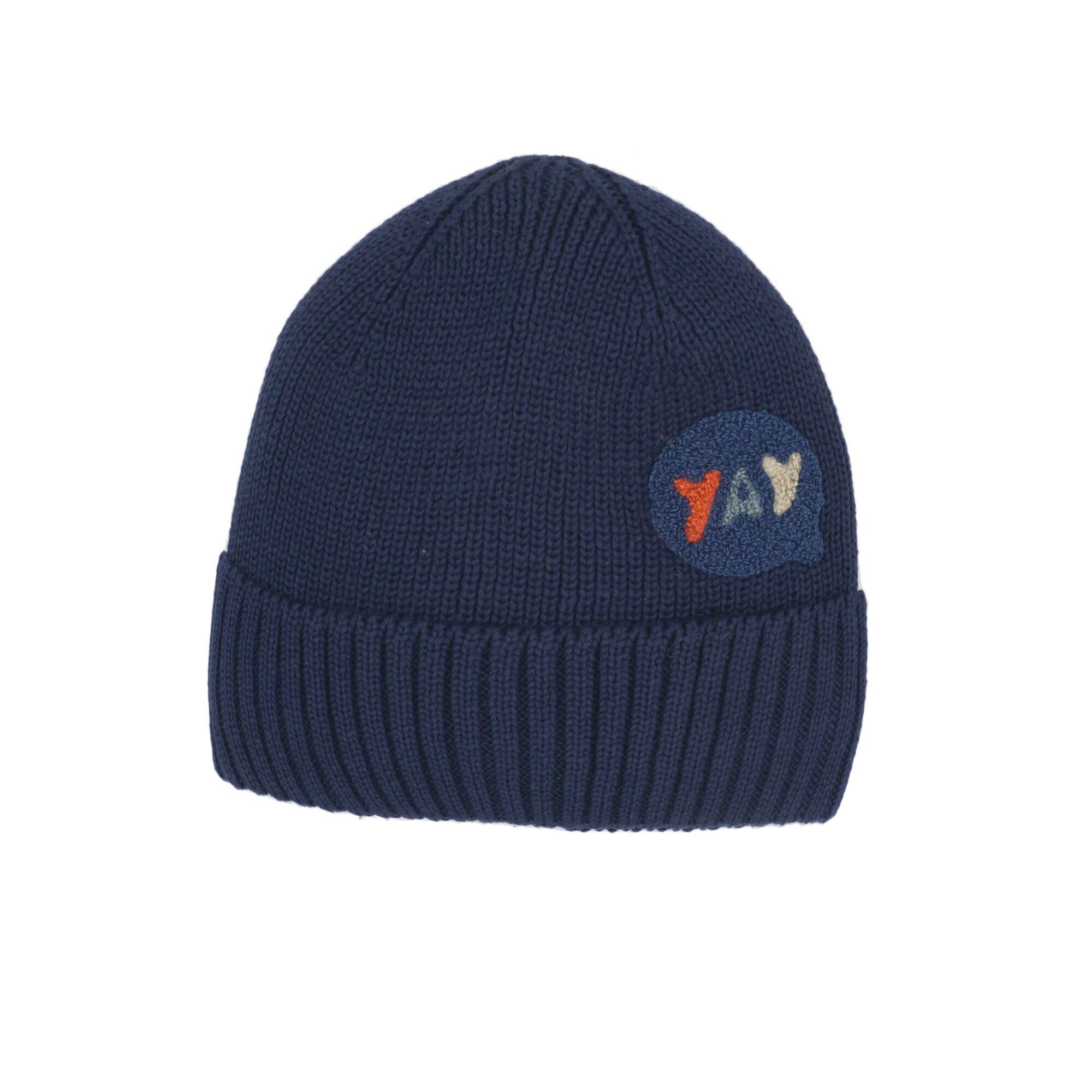 Strickmütze KIDS BOY-Beanie YAY Umschlag, Vollfutter