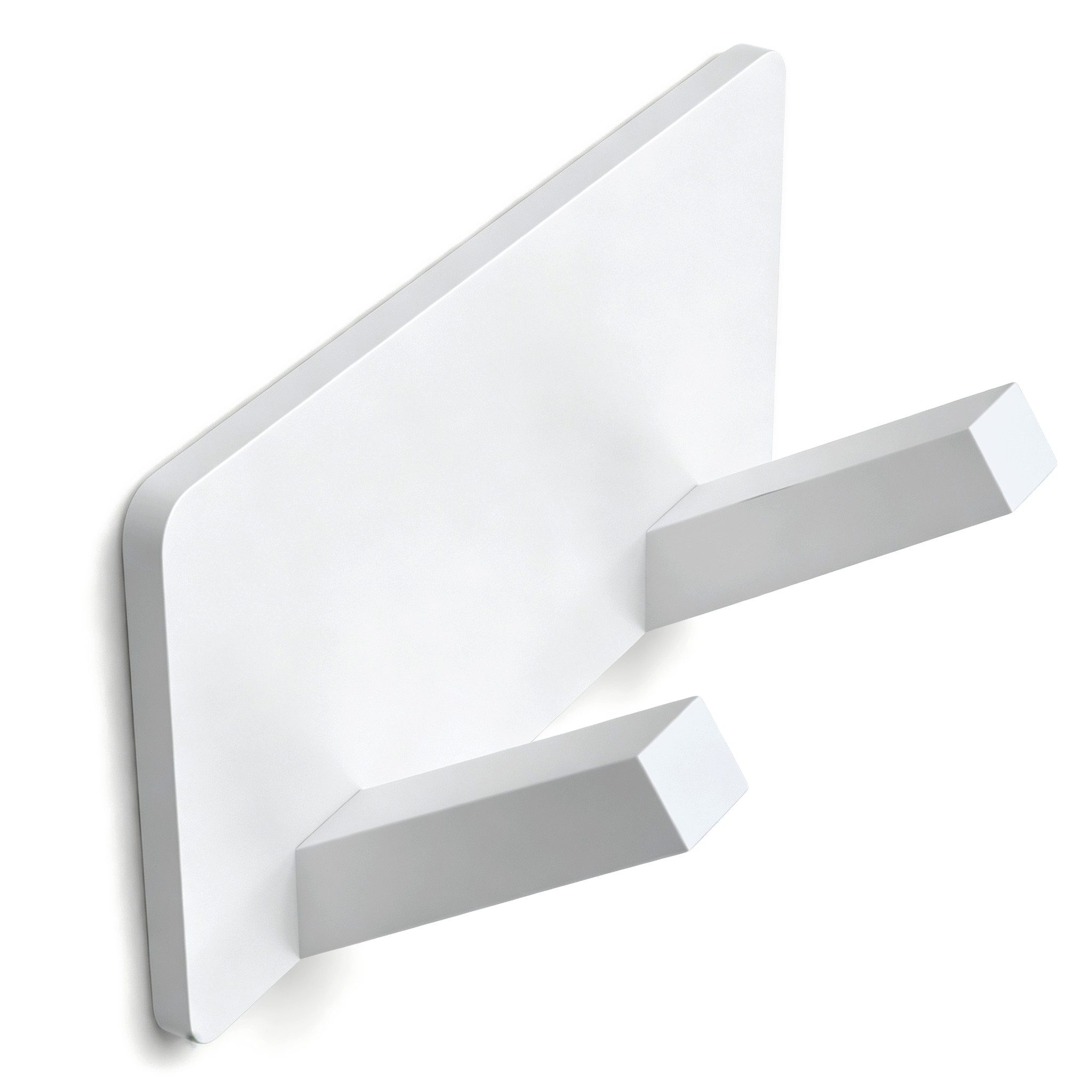 doporro Garderobenhaken Wandgarderobe Wandhaken starke Klebehaken aus Edelstahl Stalo-04, Hochwertiger Edelstahl, ohne Bohren
