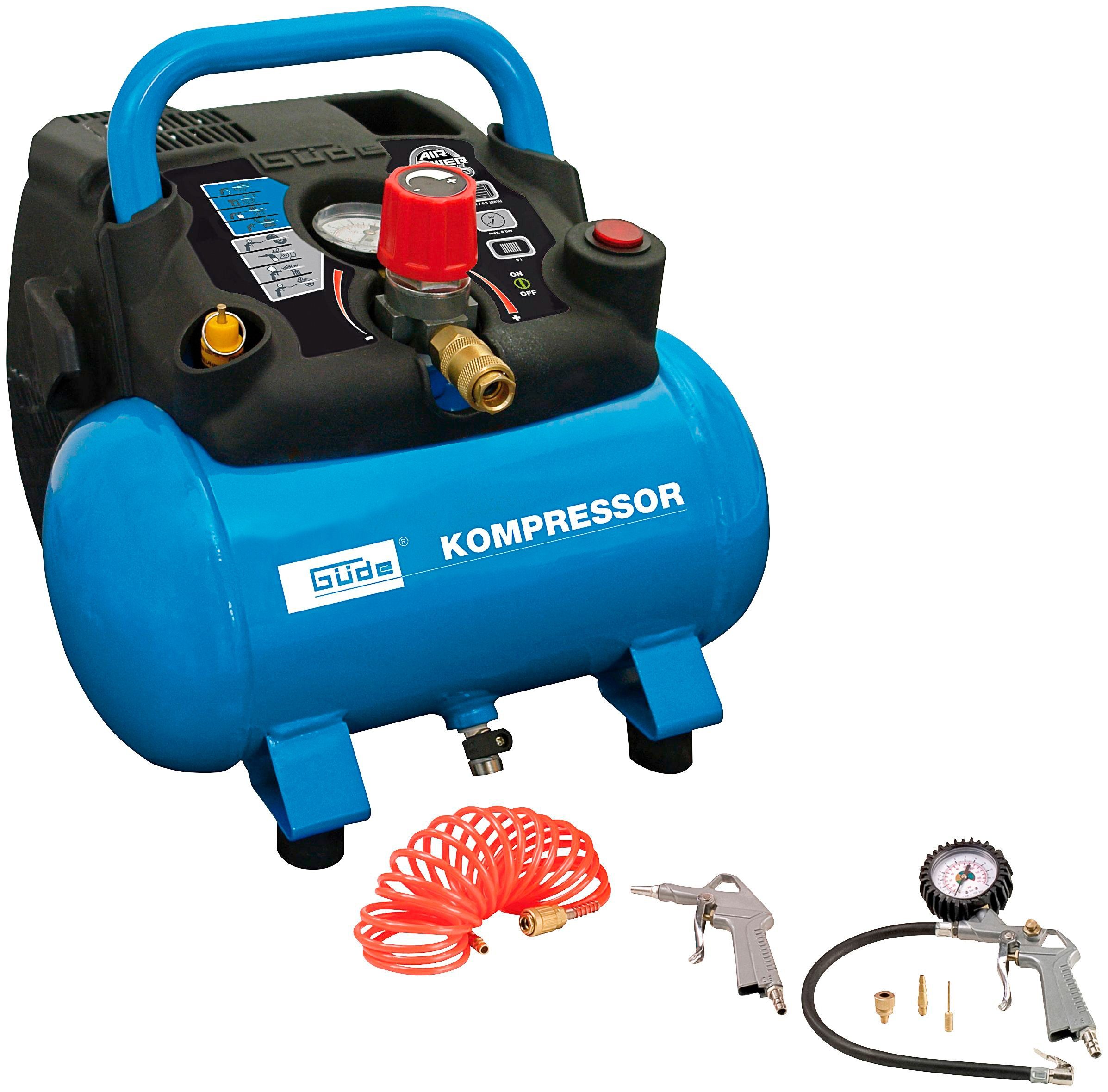 Güde Kompressor AIRPOWER 190/08/6, 1100 W, max. 8 bar, 6 l