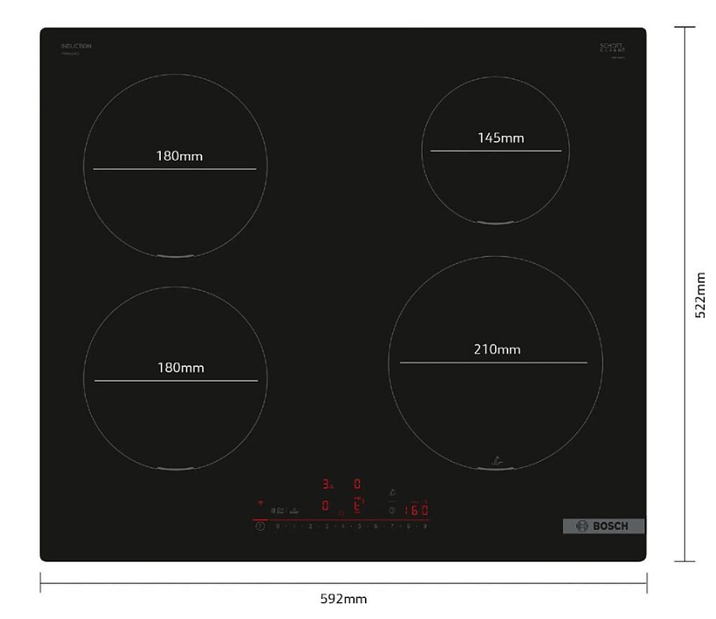 BOSCH Induktions-Kochfeld PUE611HC1E