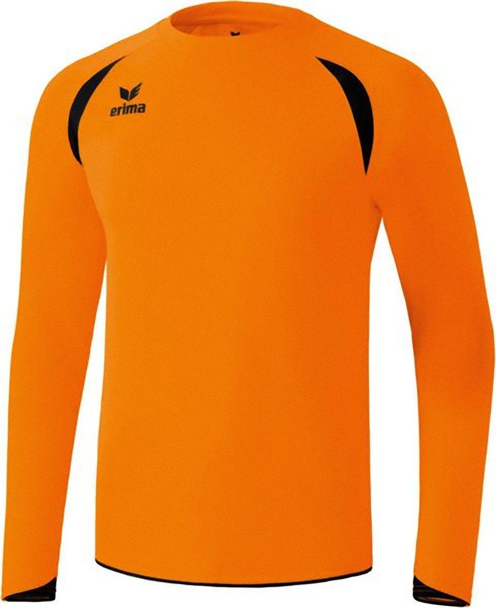 Erima Laufshirt TANARO Trikot Langarm Funktionsshirt Sportshirt T-Shirt Fussball Orange Shirt