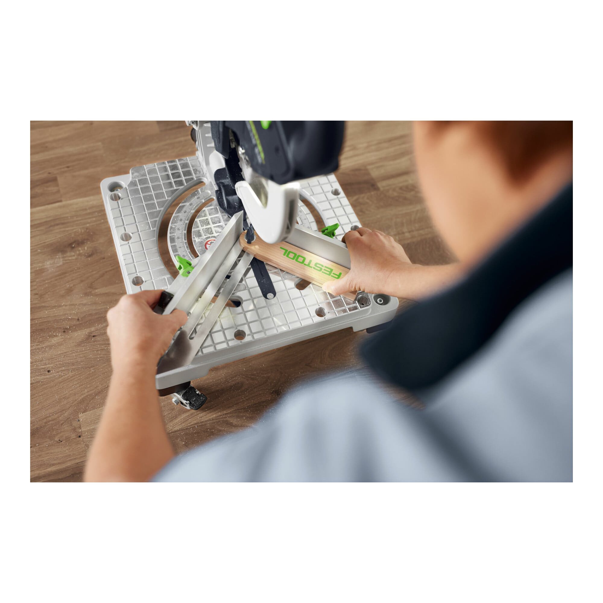 FESTOOL Zug-, Kapp- und Gehrungssäge Festool Akku-Leistensäge SYMC 70 EB-Basic SYMMETRIC