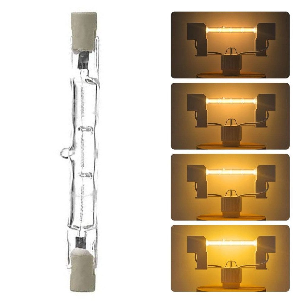 QUBEBU LED Flutlichtstrahler R7s Halogenstab 78mm 118mm Halogen Flutlicht L günstig online kaufen