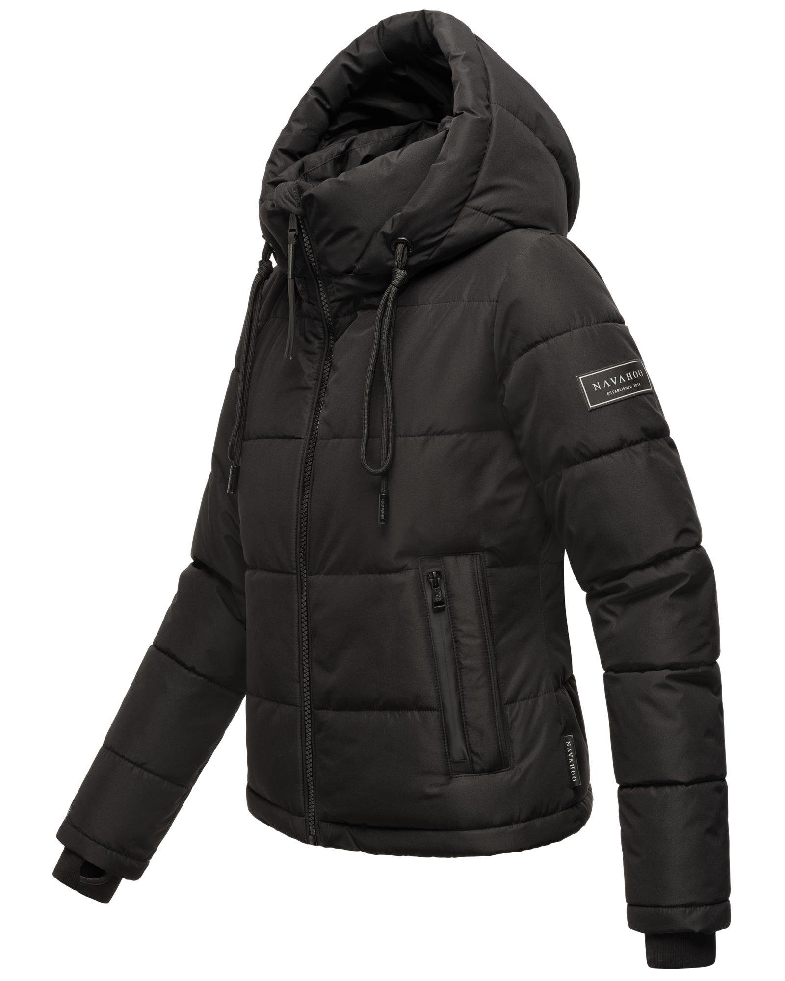 Navahoo Steppjacke Mit Liebe XIV Warme gesteppte Damen Winterjacke mit kuscheligem Kragen – Bild 2 von 5