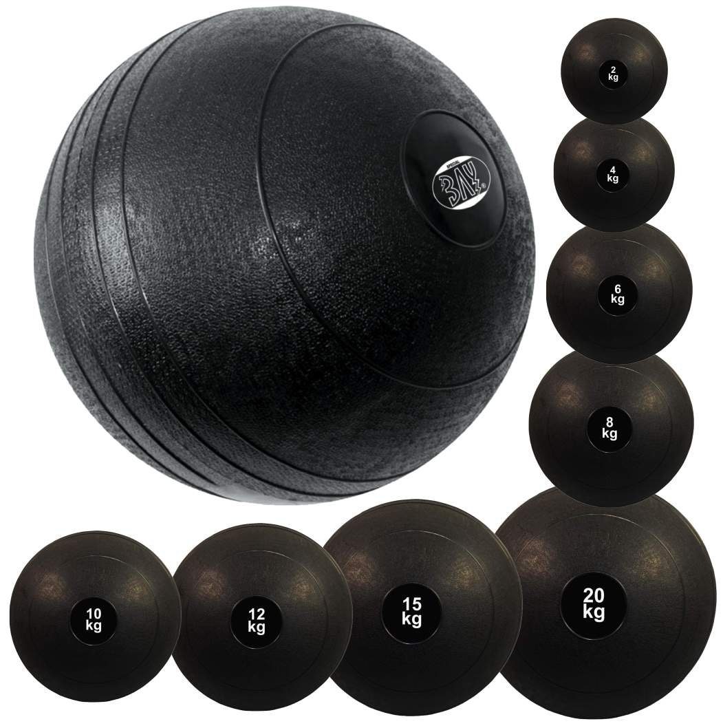 Sandfüllung Slamball nicht, Gummi Sandball, Gewichtsball, Hüpft kein Medizinball BAY-Sports Slamball, Eisen Fitnessball Rebound mit